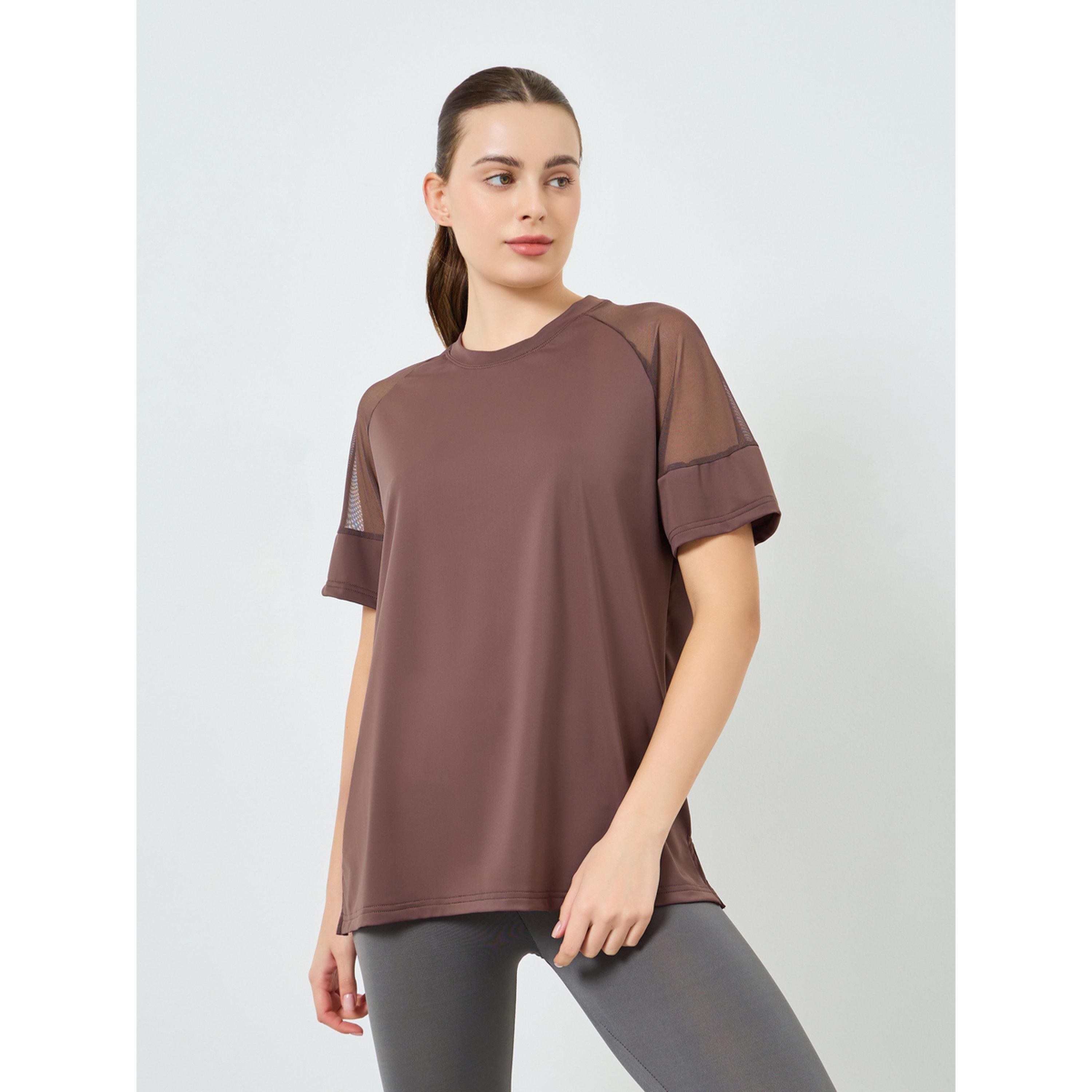 توب يوغا بتفاصيل شبكية على الأكتاف للنساء-women-clothing-tshirts-image-1