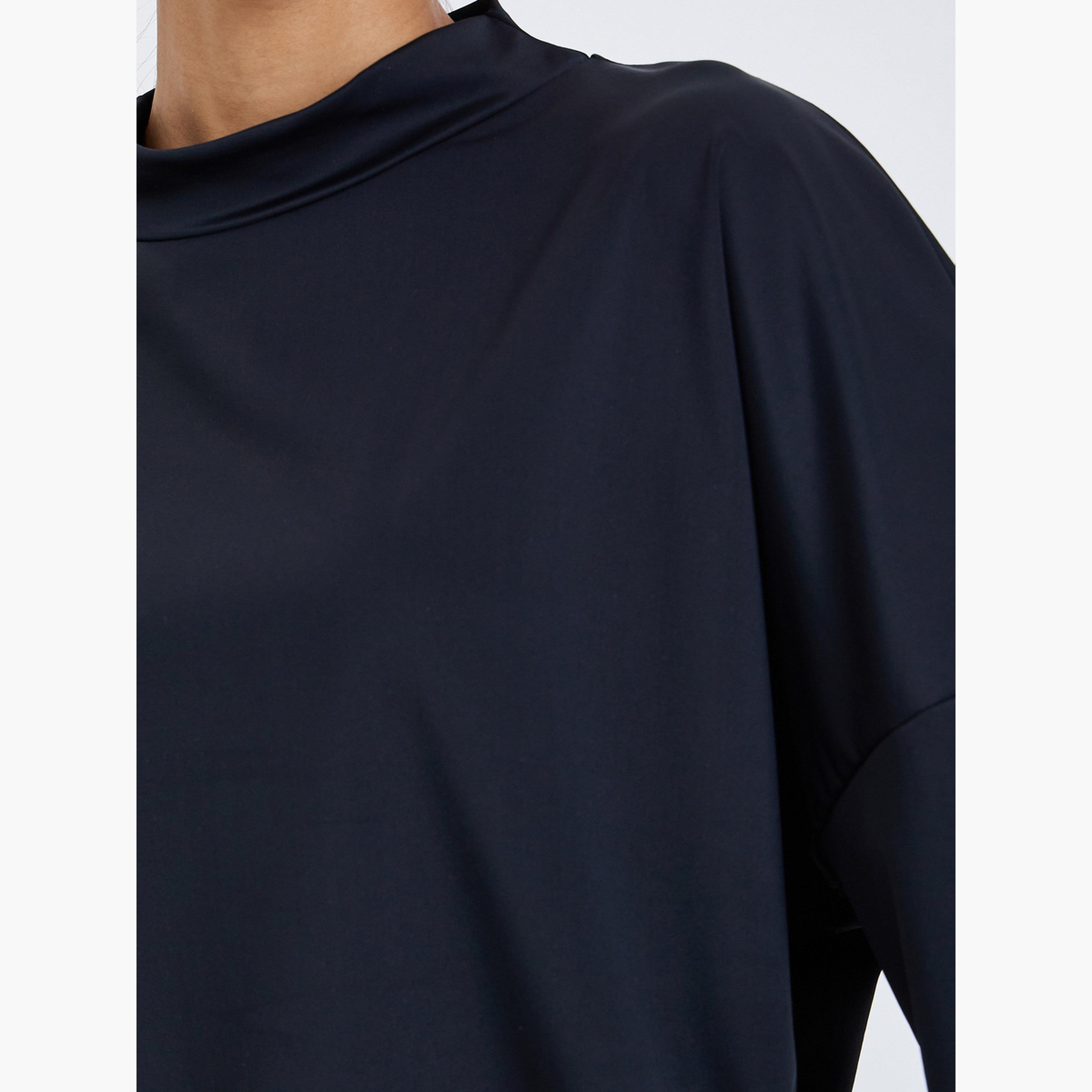 Styli Women Back Rubbed Logo Oversized Top-women-clothing-tshirts-image-5