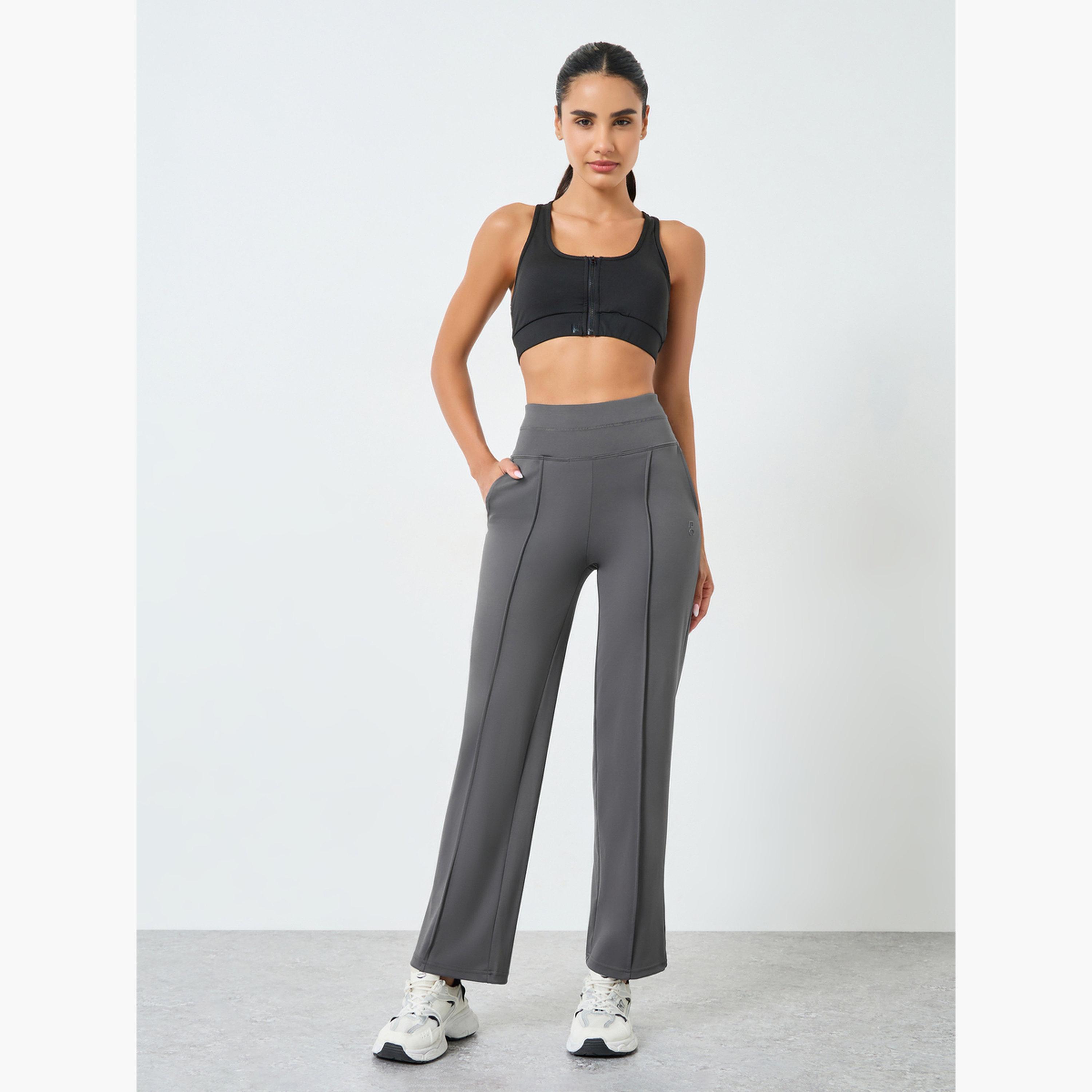 ليقنز بأرجل مستقيمة وشعار مطاطي-sports-women-clothing-joggersandtrackpants-image-2