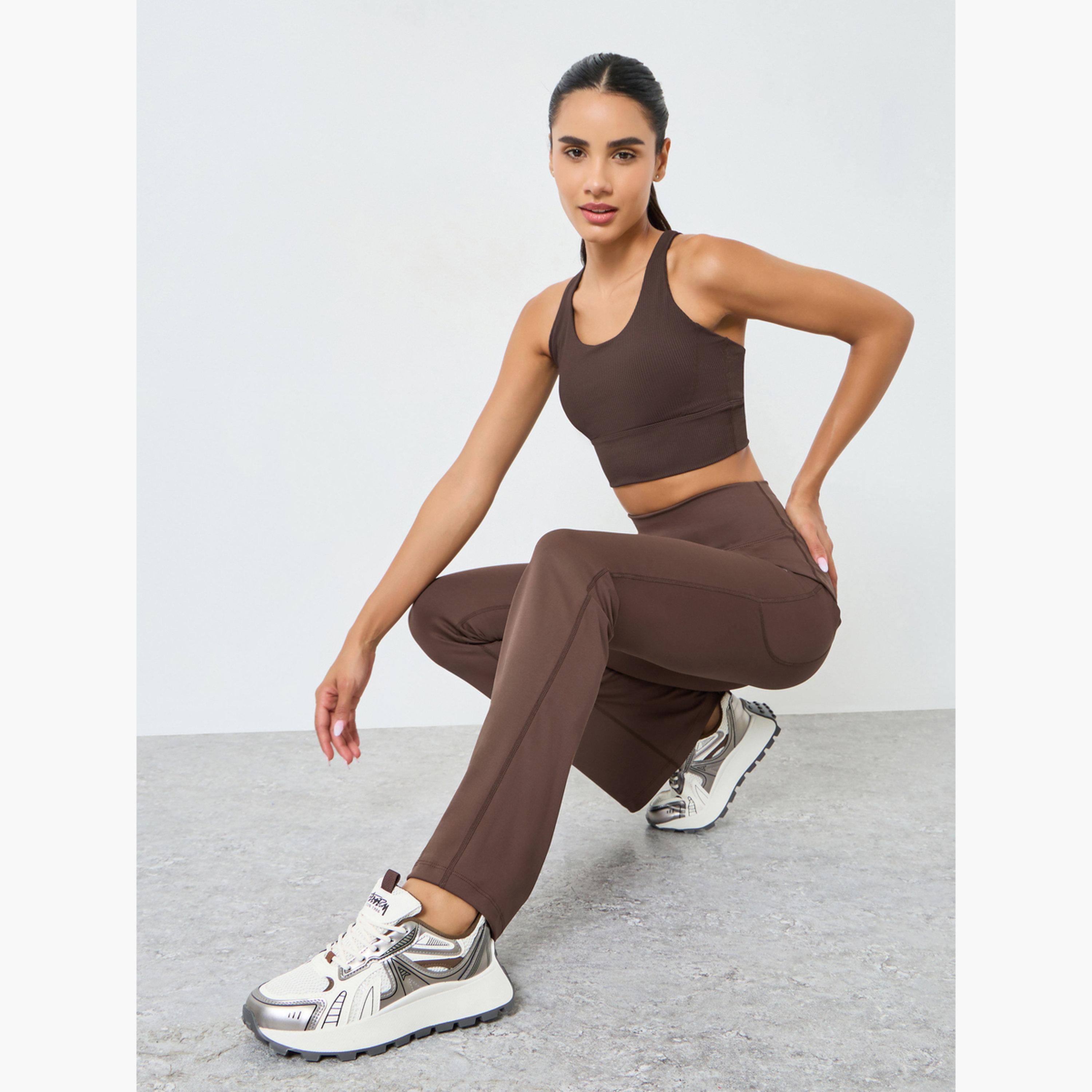 Styli Women Rubber Logo Back Single Reflective Leggings-women-clothing-bottoms-leggings-image-3