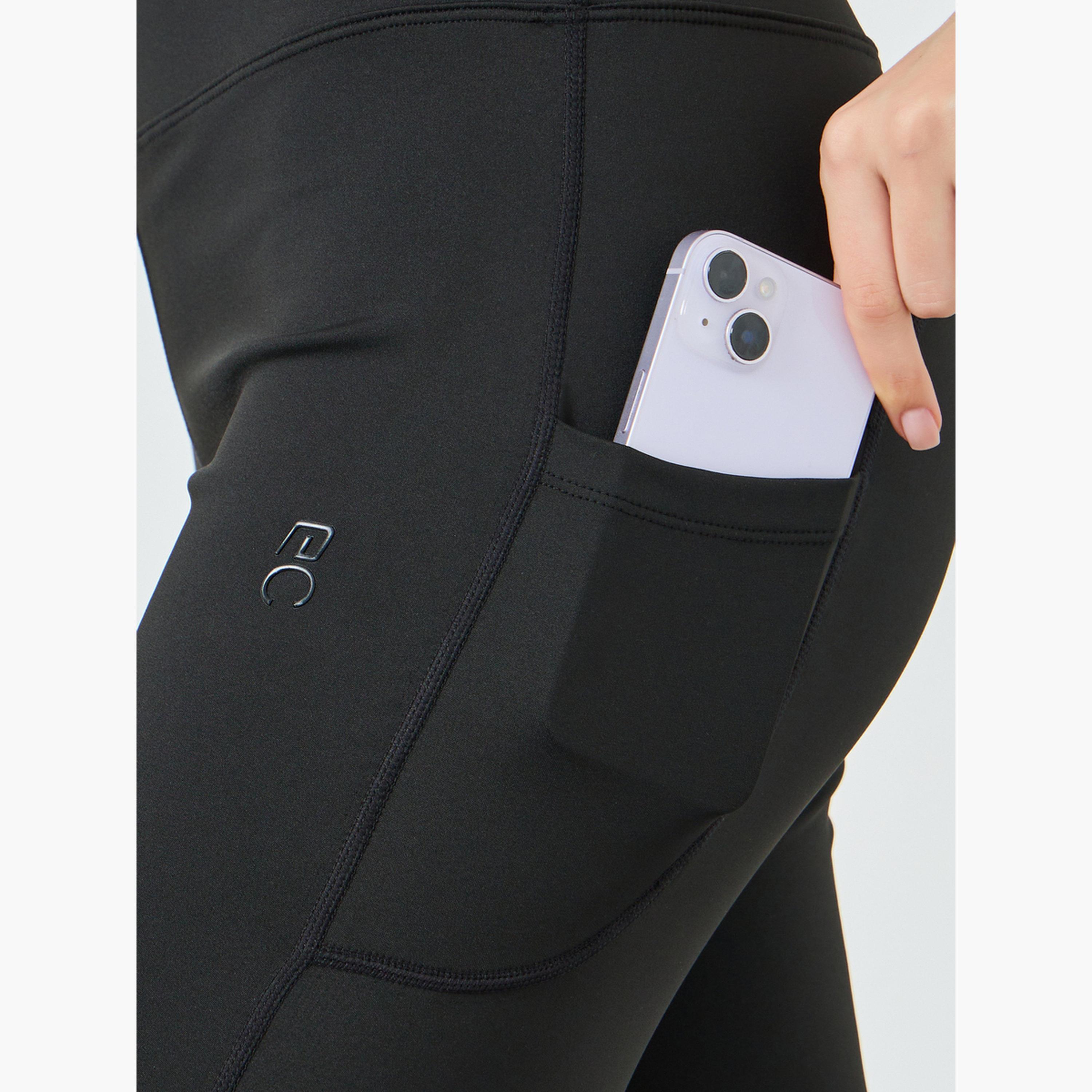ليقنز واسع بشعار مطاطي وشريط عاكس-sports-women-clothing-joggersandtrackpants-image-4