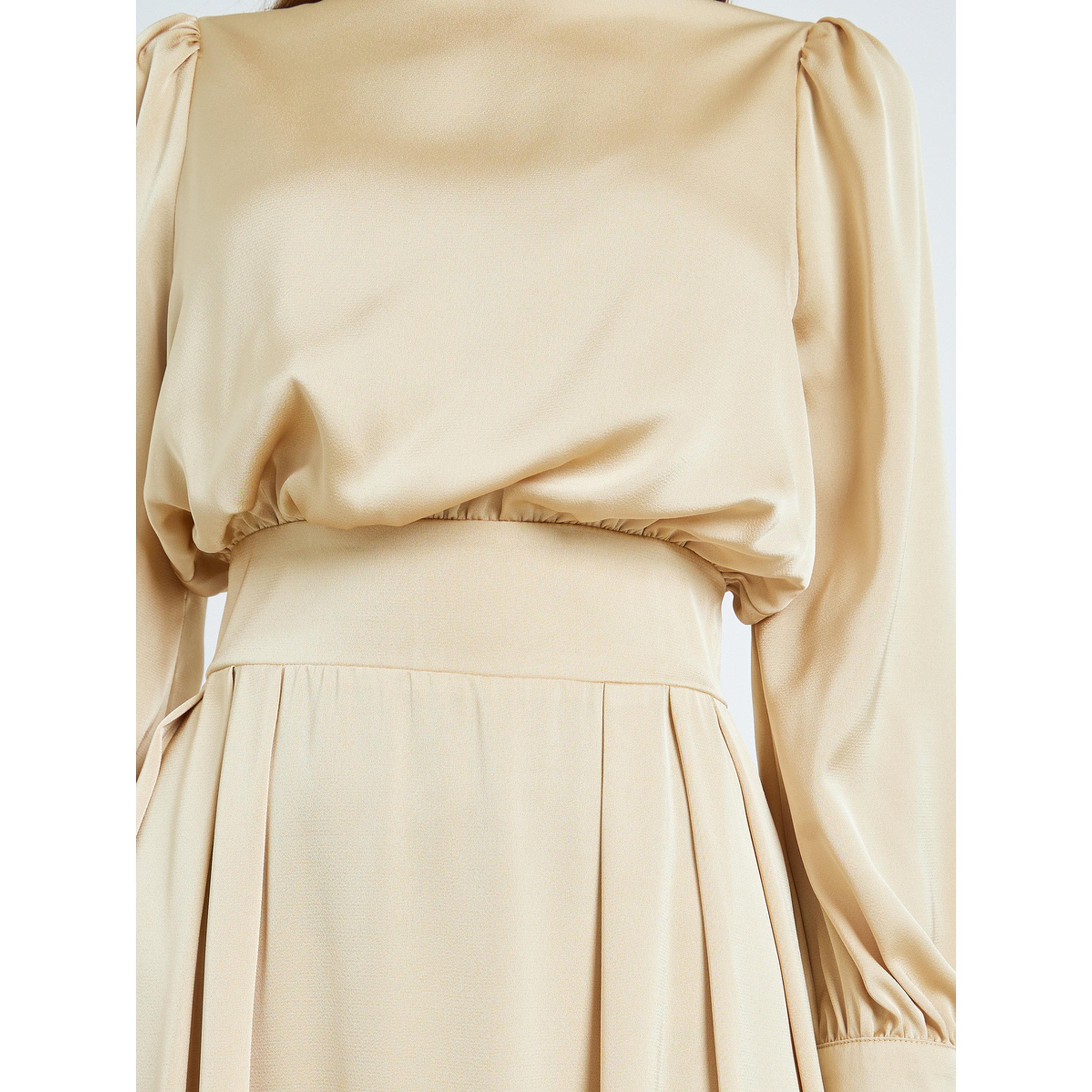 فستان طويل مكسر بحافة واسعة-women-clothing-dresses-image-5