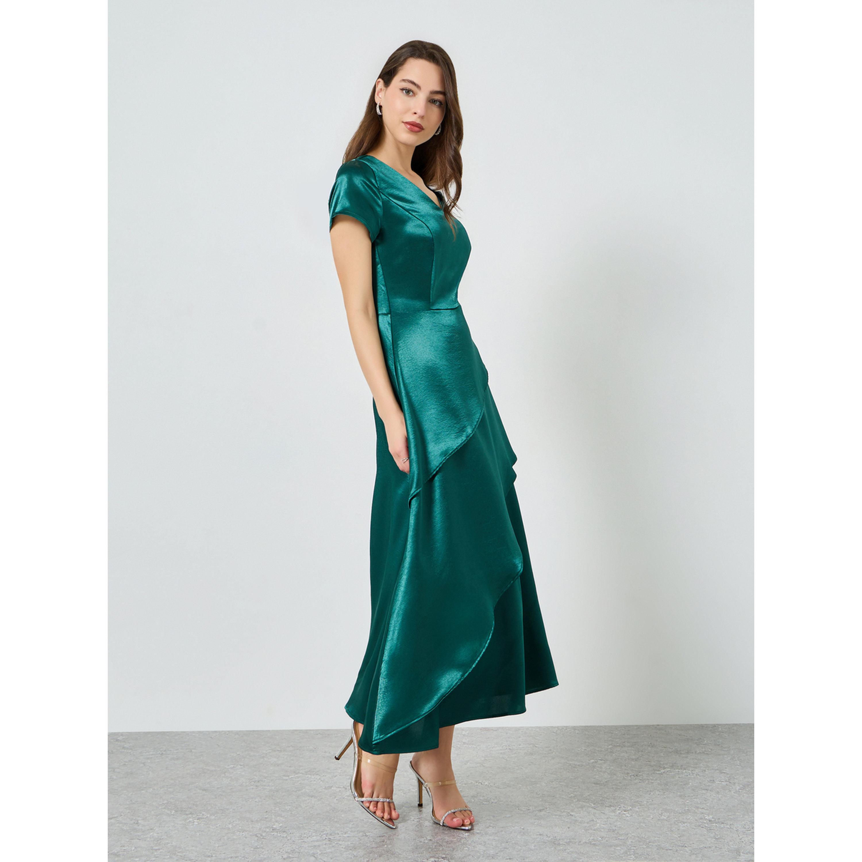 فستان طويل ساتان بتصميم طبقات-women-clothing-dresses-image-3