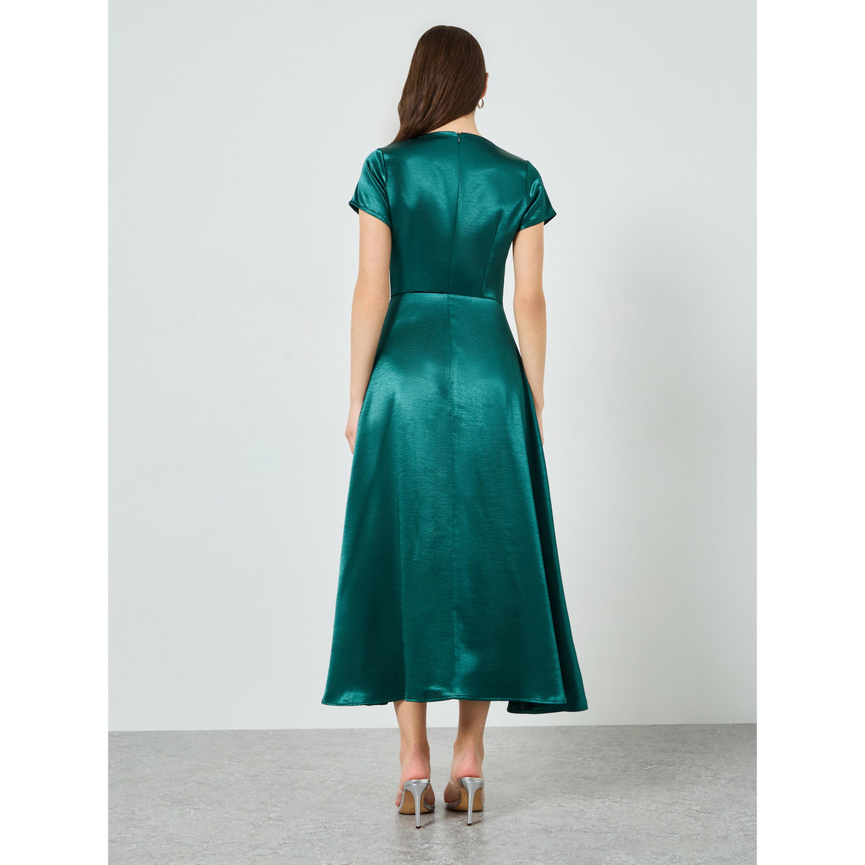 فستان طويل ساتان بتصميم طبقات-women-clothing-dresses-image-4