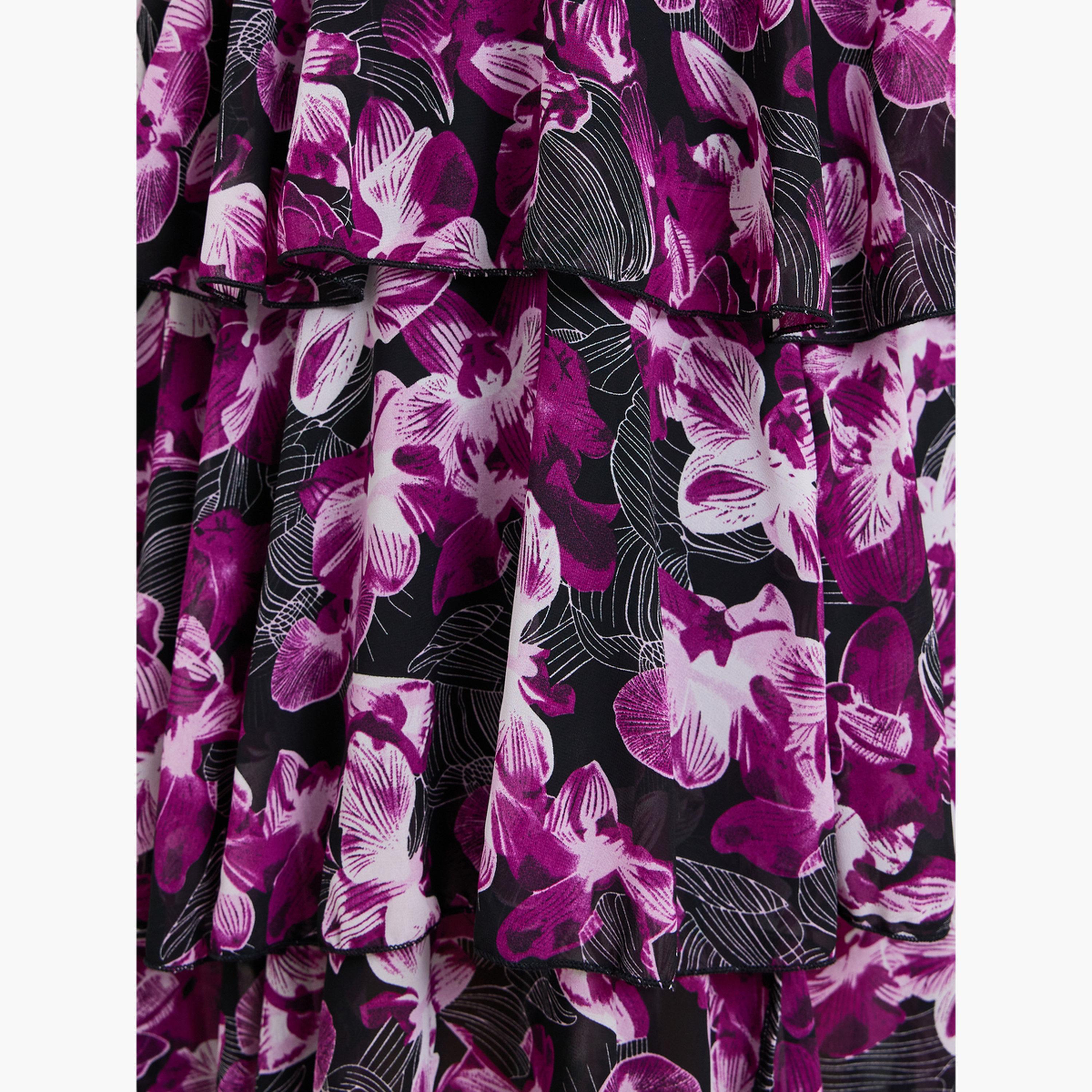 فستان طويل بطبقات وطبعة أزهار للنساء-women-clothing-dresses-image-5