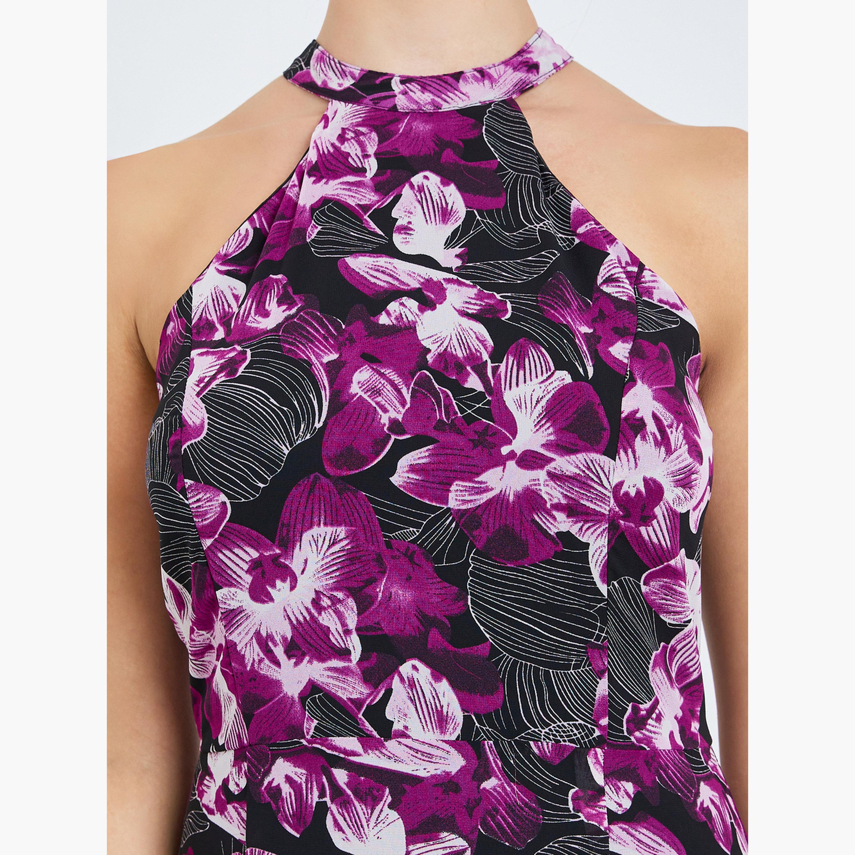 فستان طويل بطبقات وطبعة أزهار للنساء-women-clothing-dresses-image-6