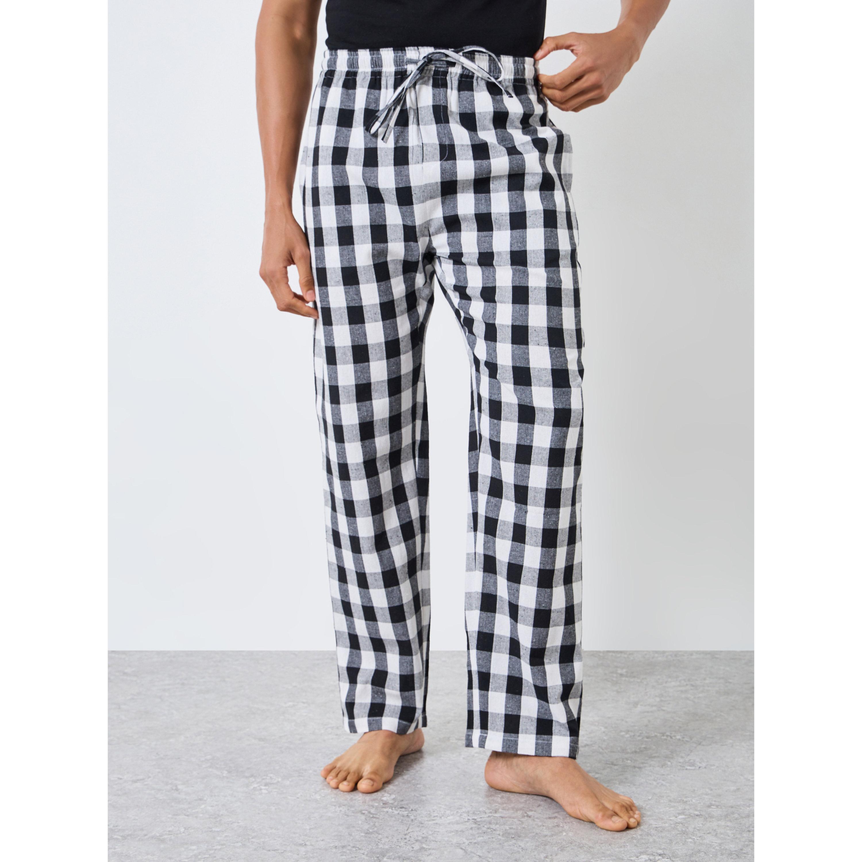 Styli Men Checked Relaxed Fit Pyjama Pants-men-clothing-nightwear-pyjamaandshorts-image-1