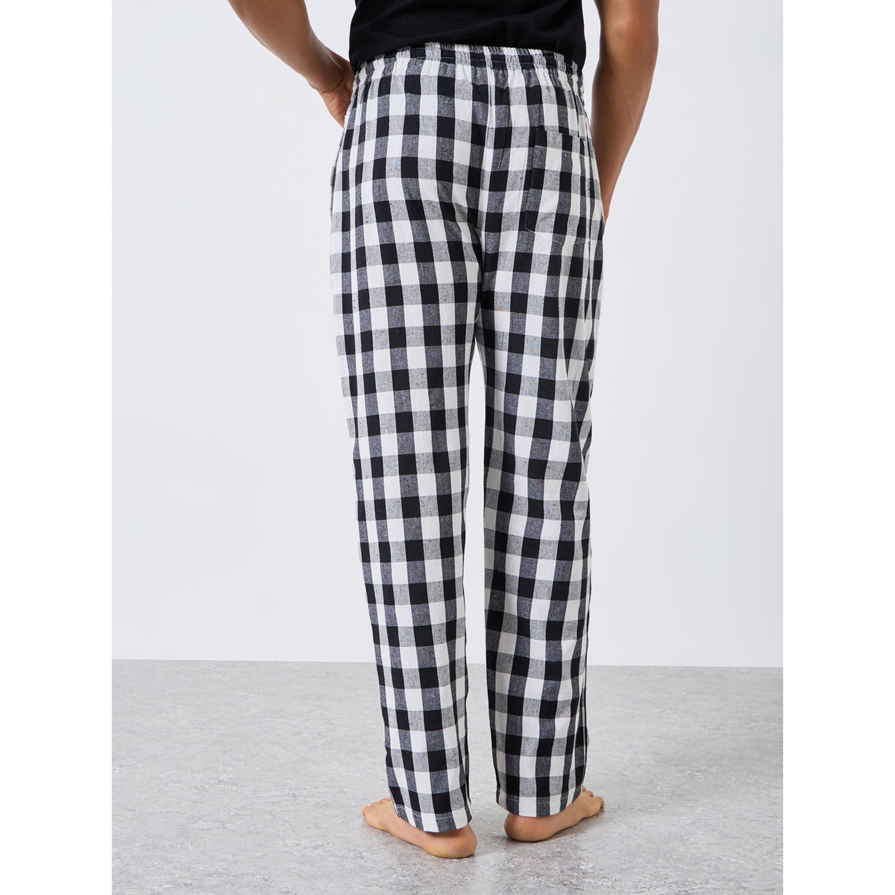 Styli Men Checked Relaxed Fit Pyjama Pants-men-clothing-nightwear-pyjamaandshorts-image-4