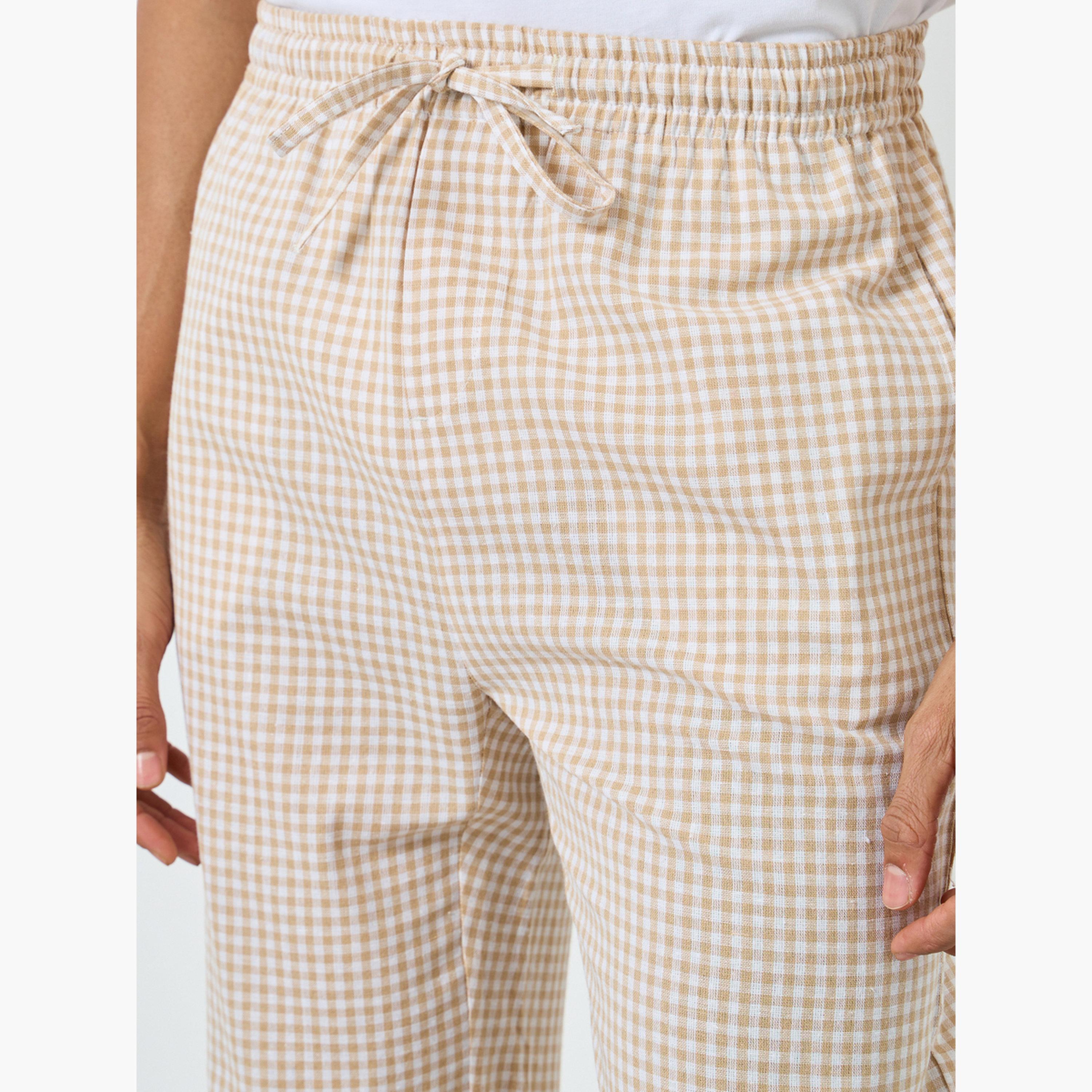 Styli Men Checked Relaxed Fit Pyjama Bottom-men-clothing-nightwear-pyjamaandshorts-image-3