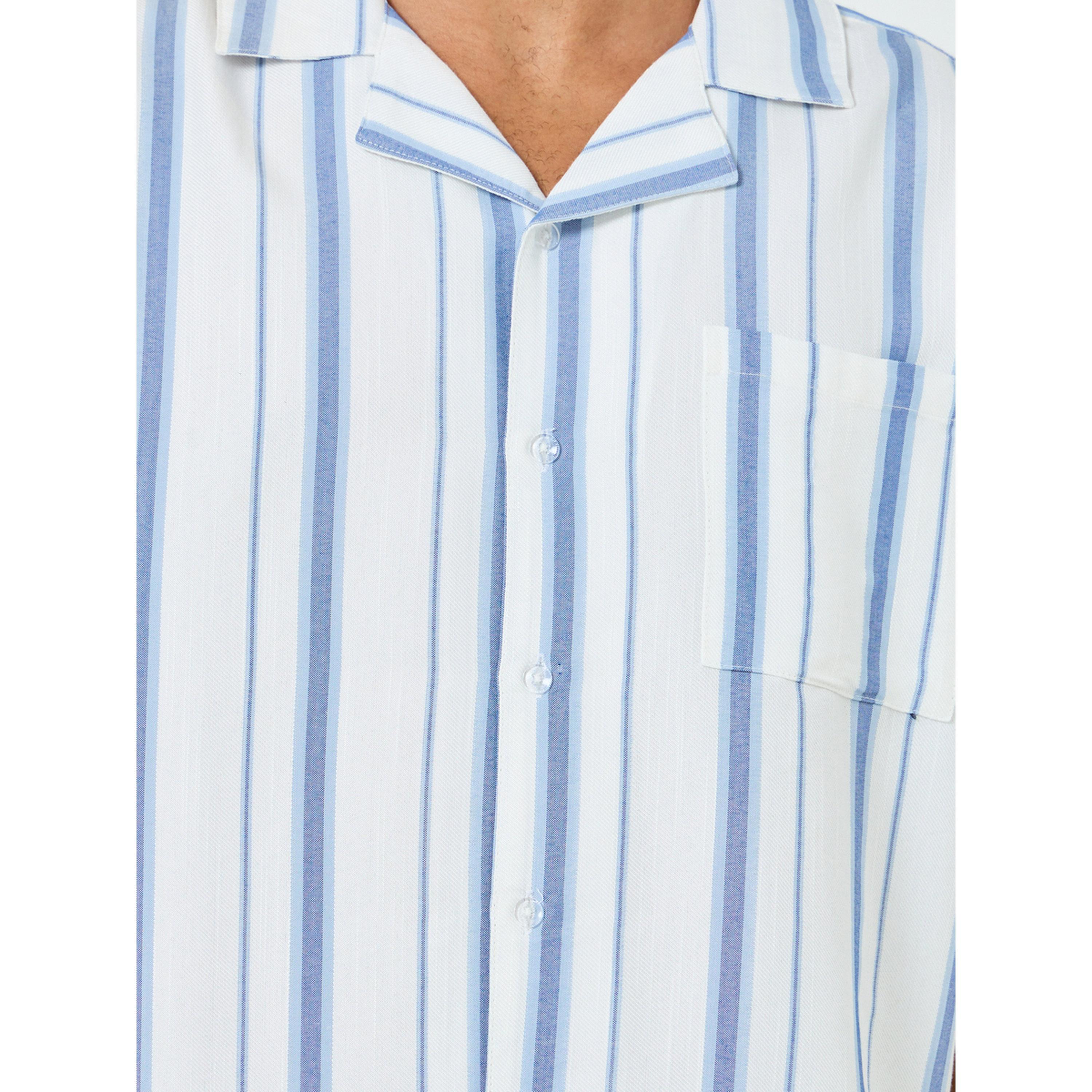 Styli Men Striped Cotton Relaxed Shirt and Pyjama Set-men-clothing-nightwear-sets-image-5