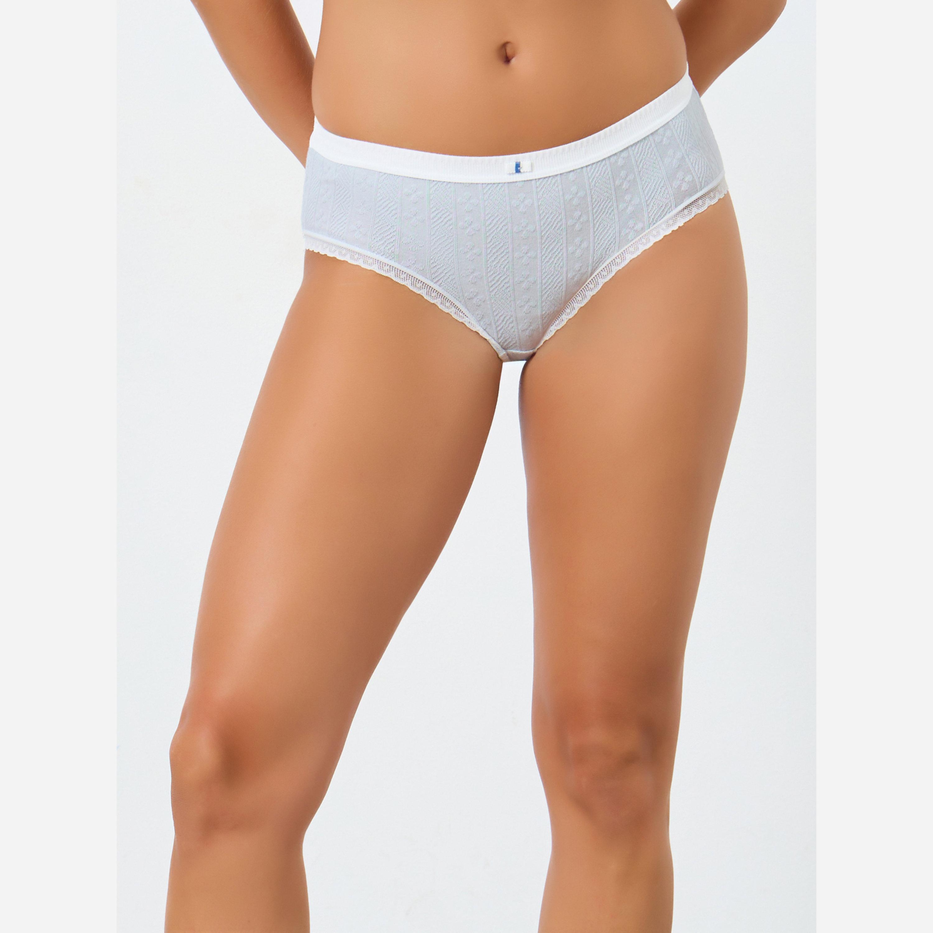 Styli Pack of 5 - Jacquard Hipster Brief with Bow Detail-women-clothing-lingerie-panties-image-5