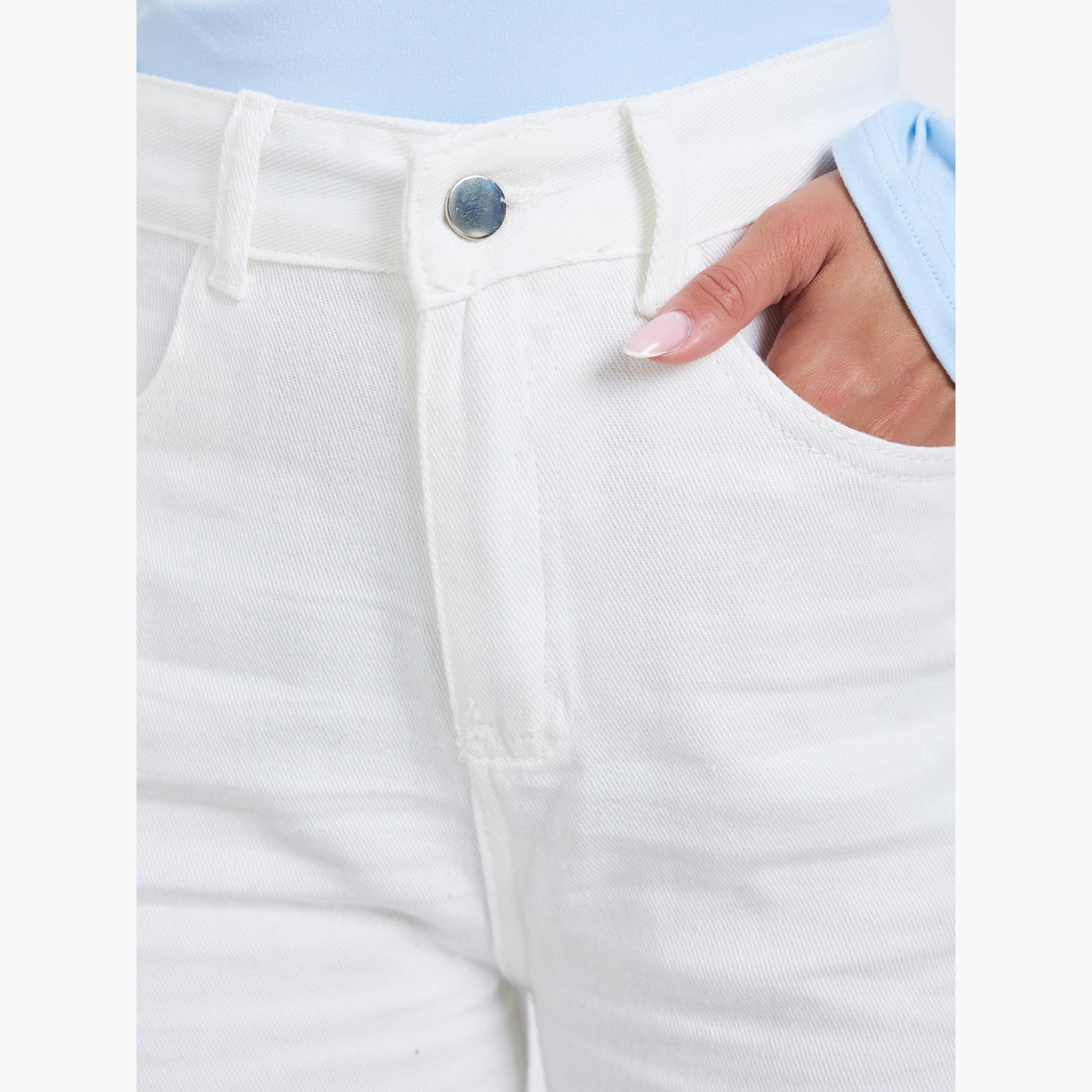جينز بأرجل مستقيمة بخصر متوسط-women-clothing-bottoms-jeans-image-3