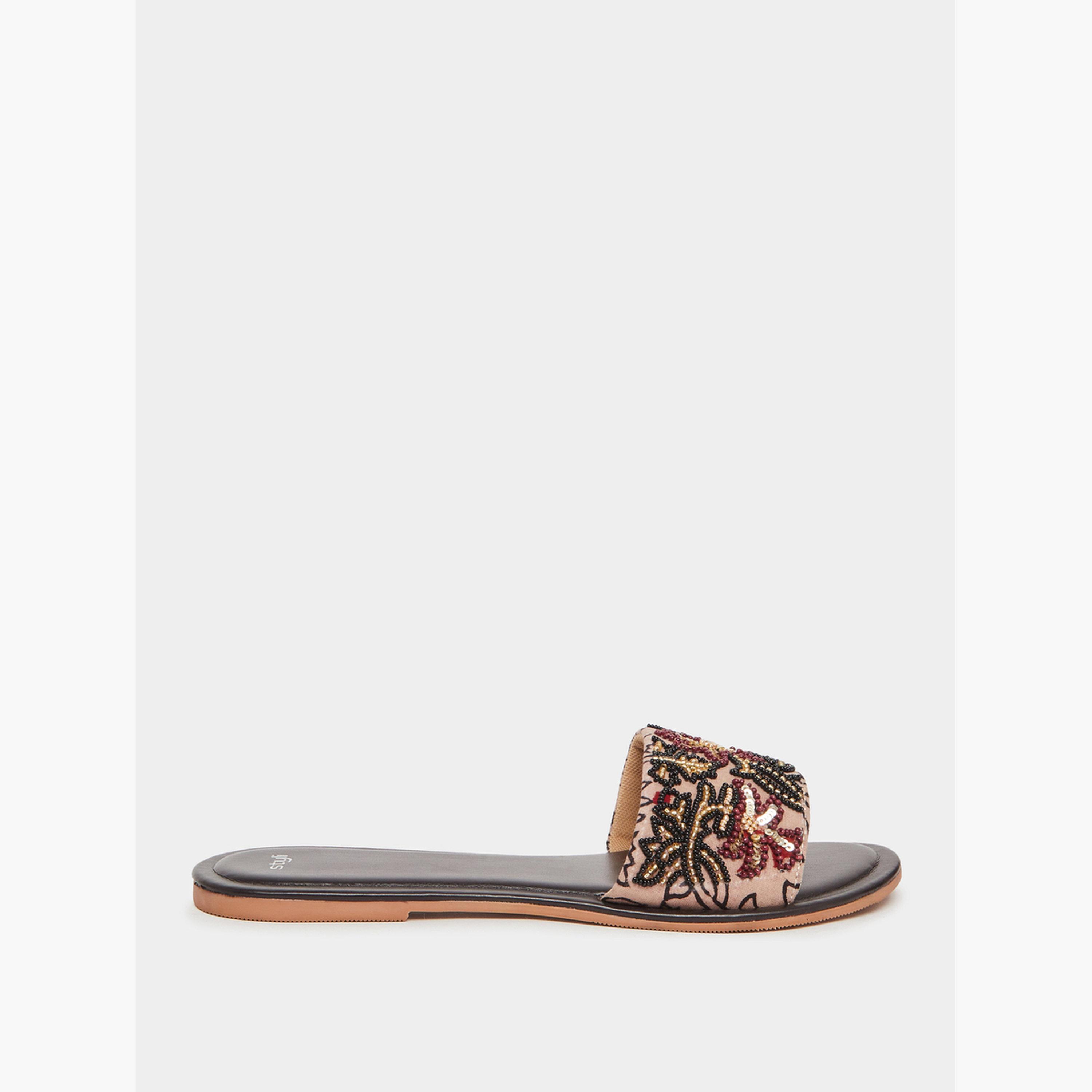 Styli Women Embellished Flat Sandals-women-shoes-sandals-flats-image-2