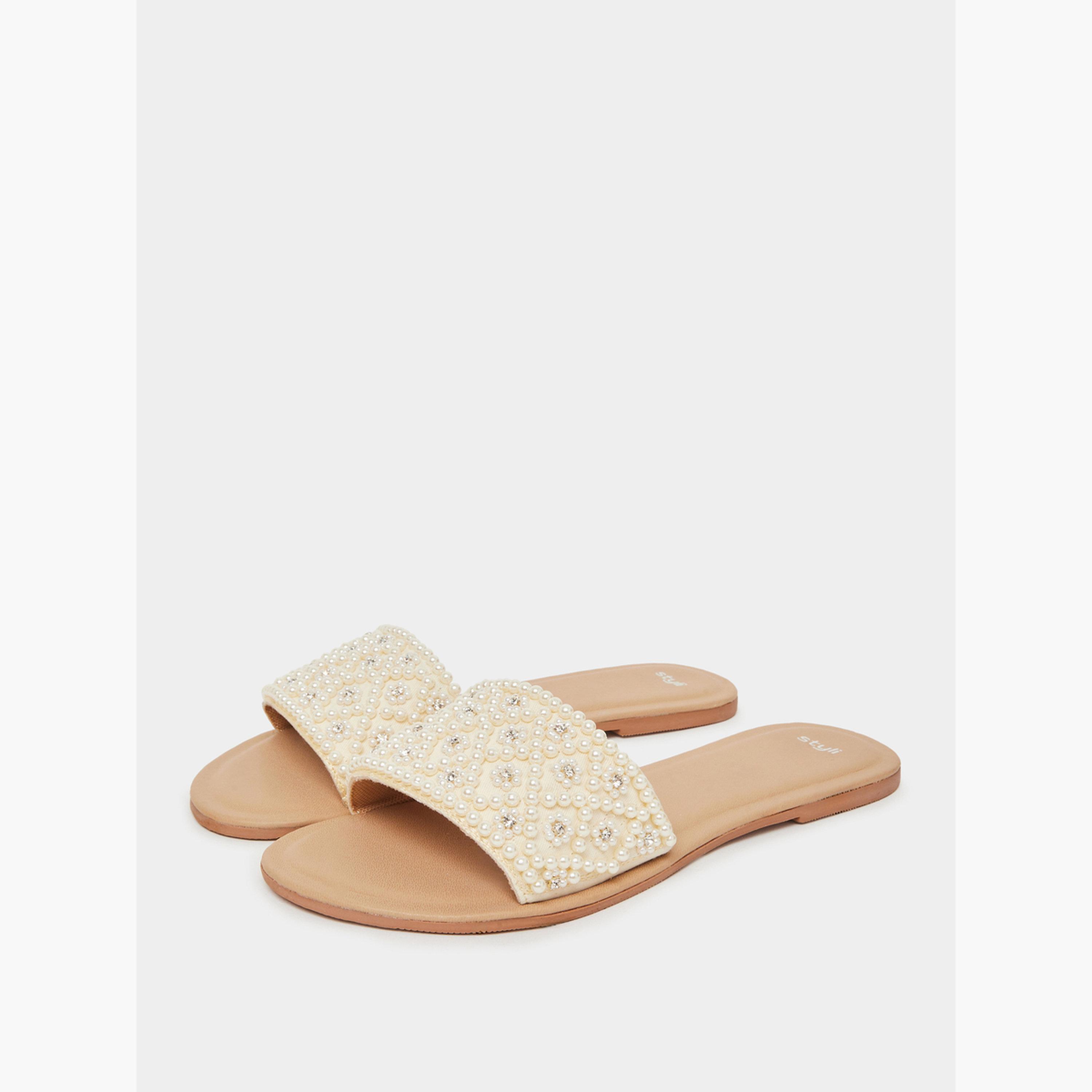 Styli Women Embellished Flat Sandals-women-shoes-sandals-flats-image-1