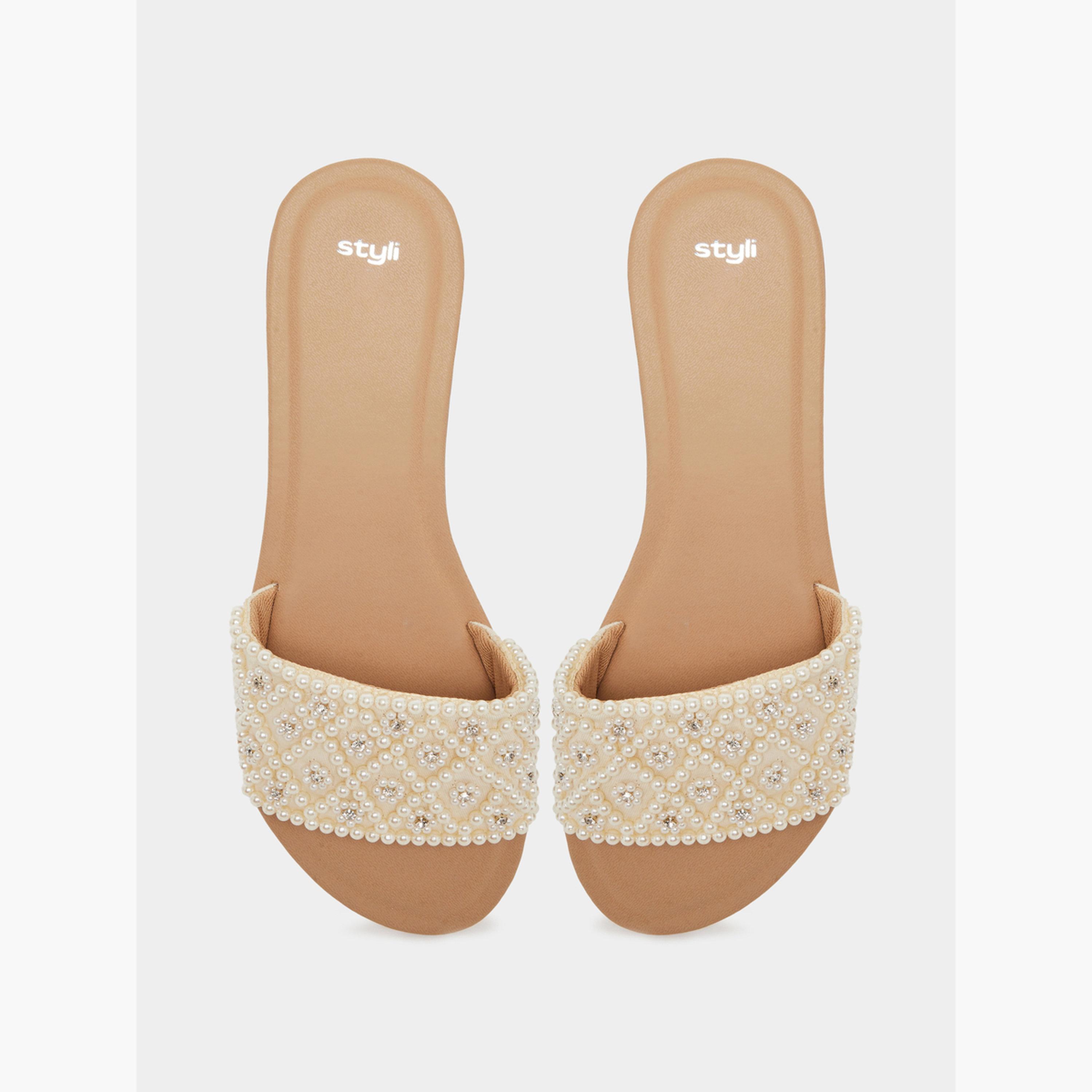 Styli Women Embellished Flat Sandals-women-shoes-sandals-flats-image-5