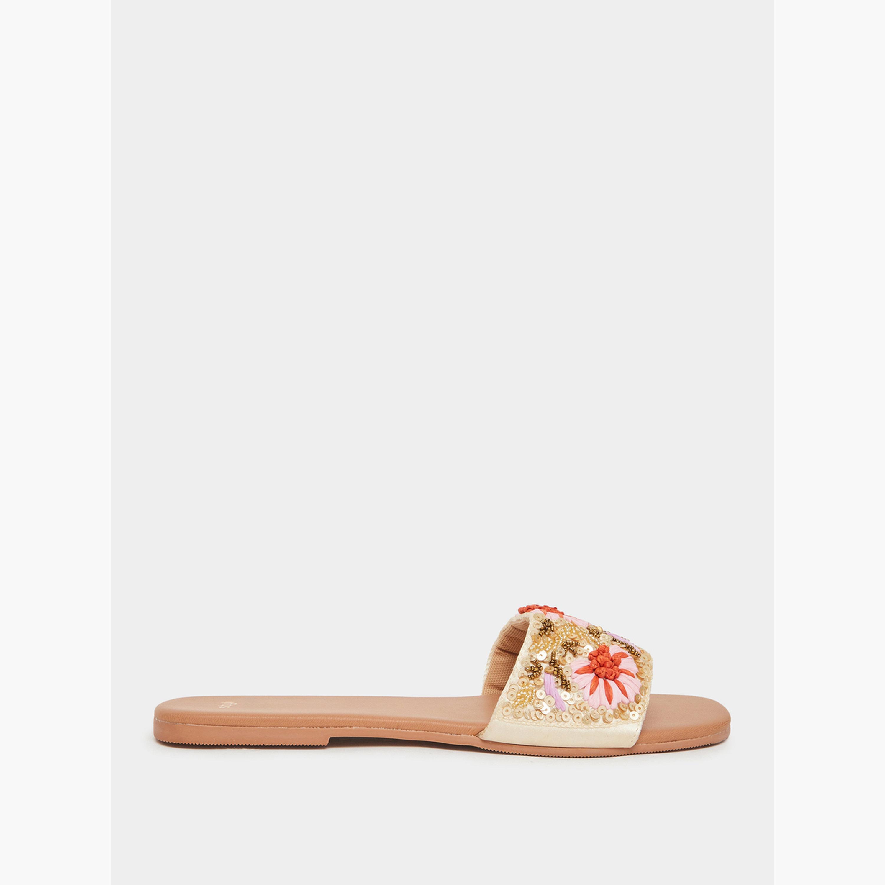 Styli Women Embellished Flat Sandals-women-shoes-sandals-flats-image-2