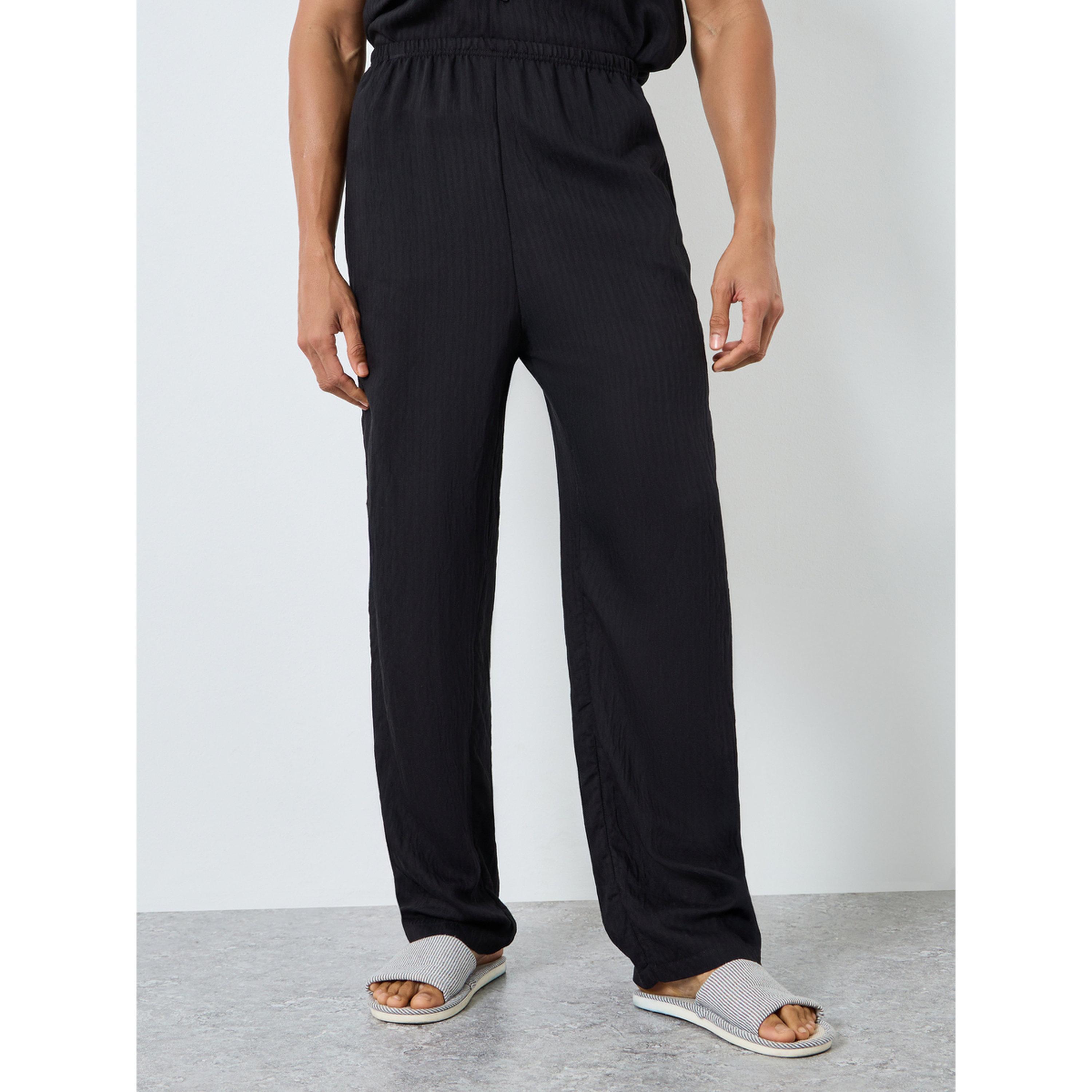 Styli Men Relaxed Fit Short Sleeve Shirt and Pyjama Set-men-clothing-nightwear-sets-image-4
