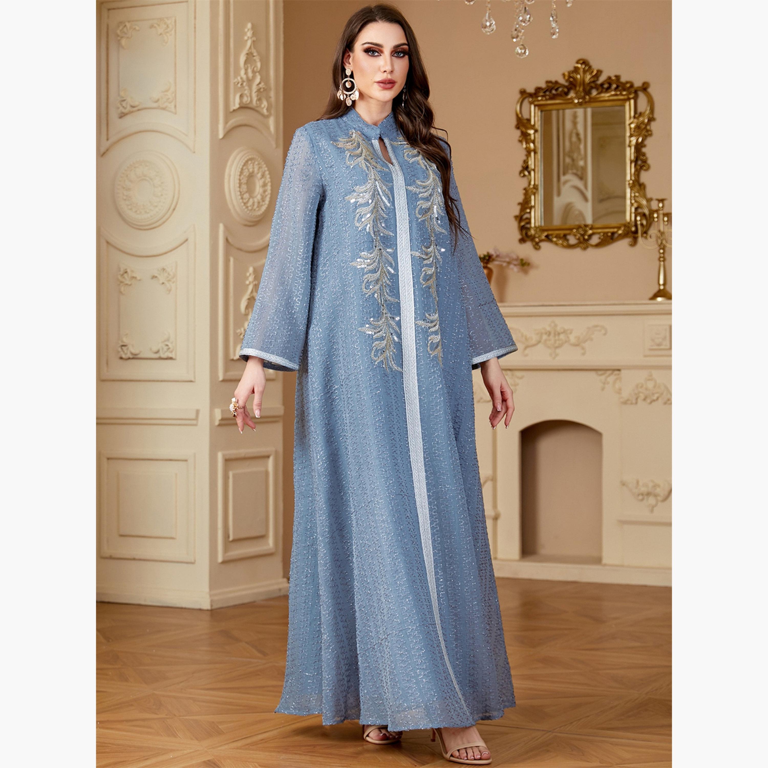 جلابية مزينة بقطع وبنقوش-women-arabicclothing-jalabiyas-image-6
