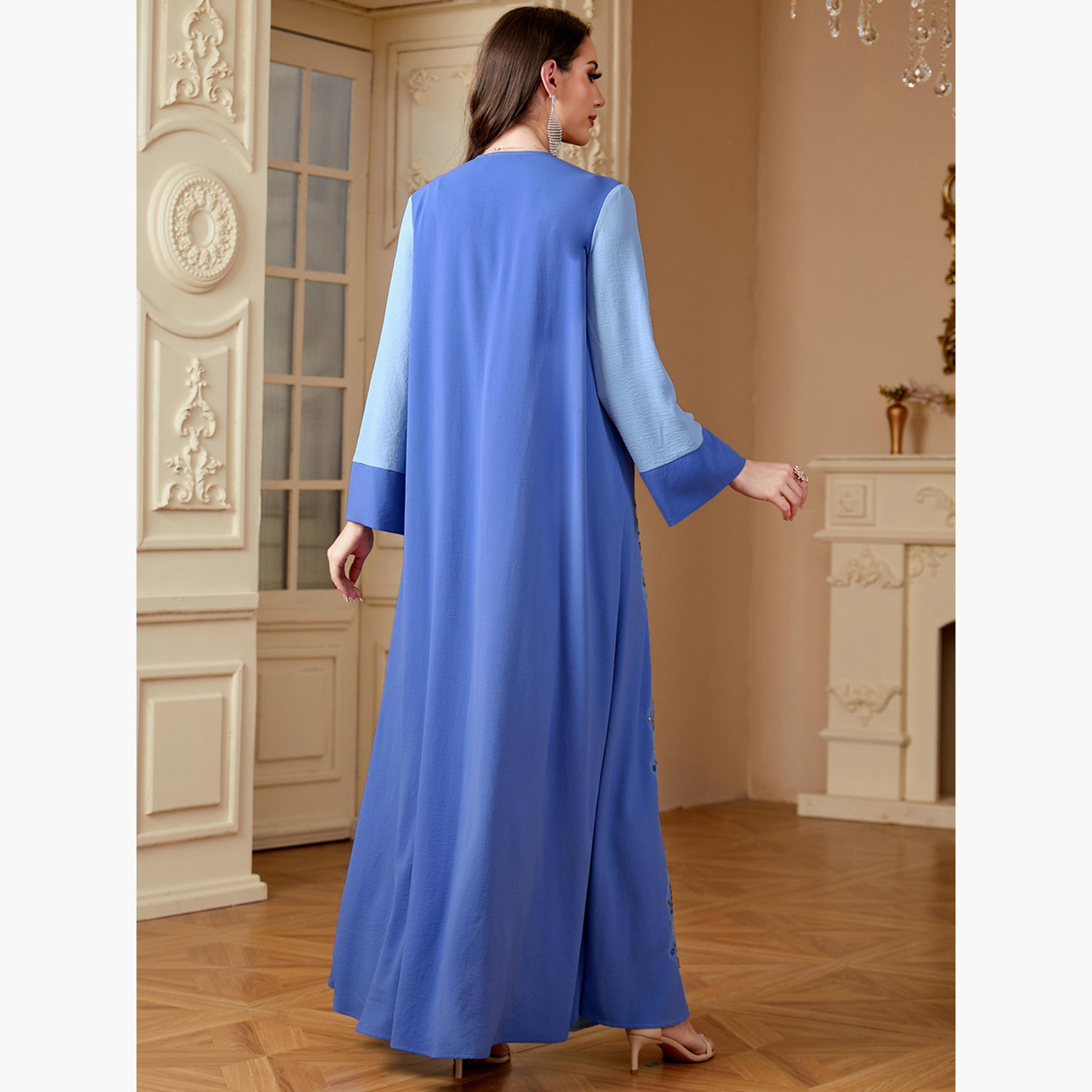 جلابية بتفاصيل زهور-women-arabicclothing-jalabiyas-image-4
