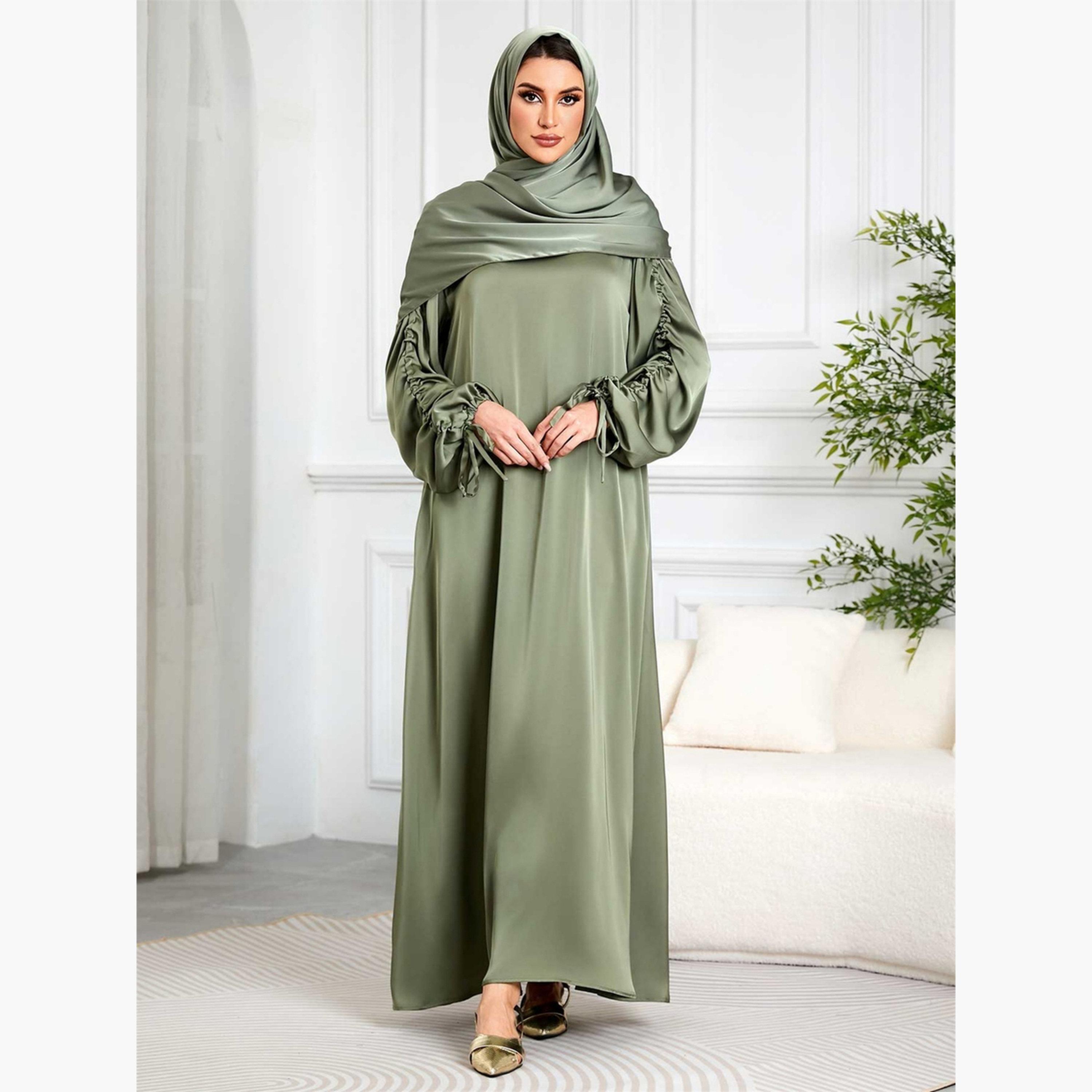 جلابية بأكمام بكشكشة مع غطاء للرأس-women-arabicclothing-jalabiyas-image-3