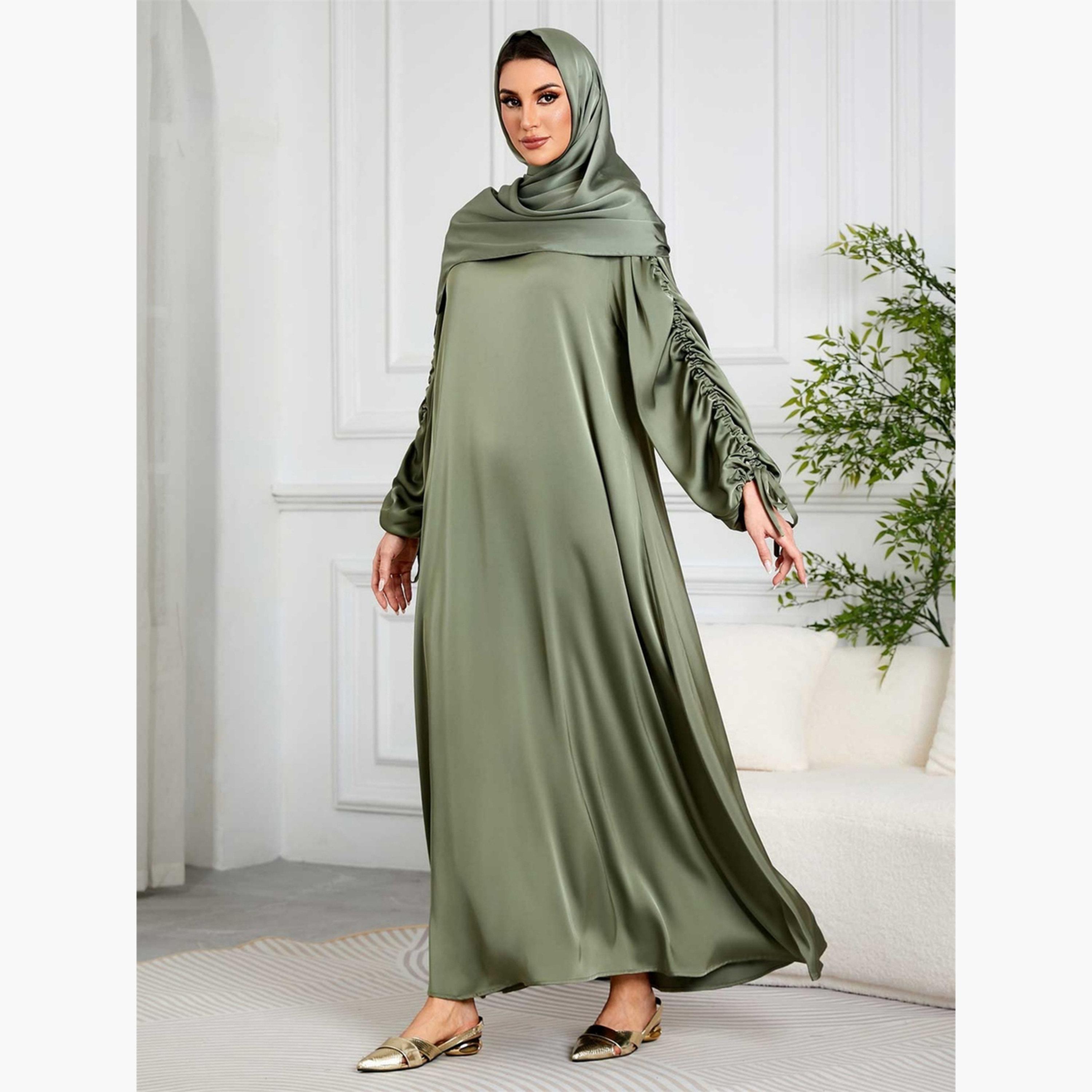 جلابية بأكمام بكشكشة مع غطاء للرأس-women-arabicclothing-jalabiyas-image-5