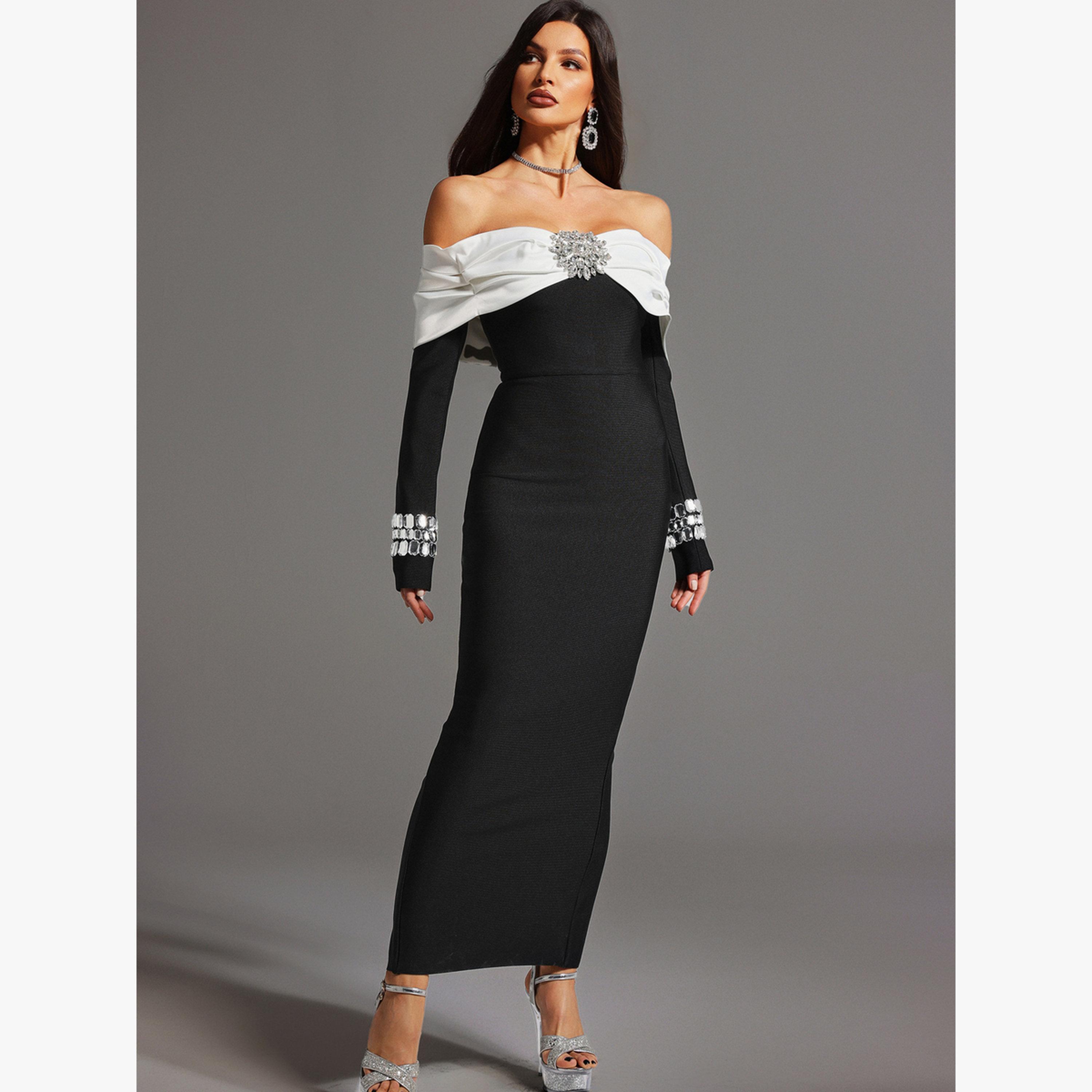 فستان سهرة طويل بأكتاف مكشوفة-women-clothing-dresses-image-5