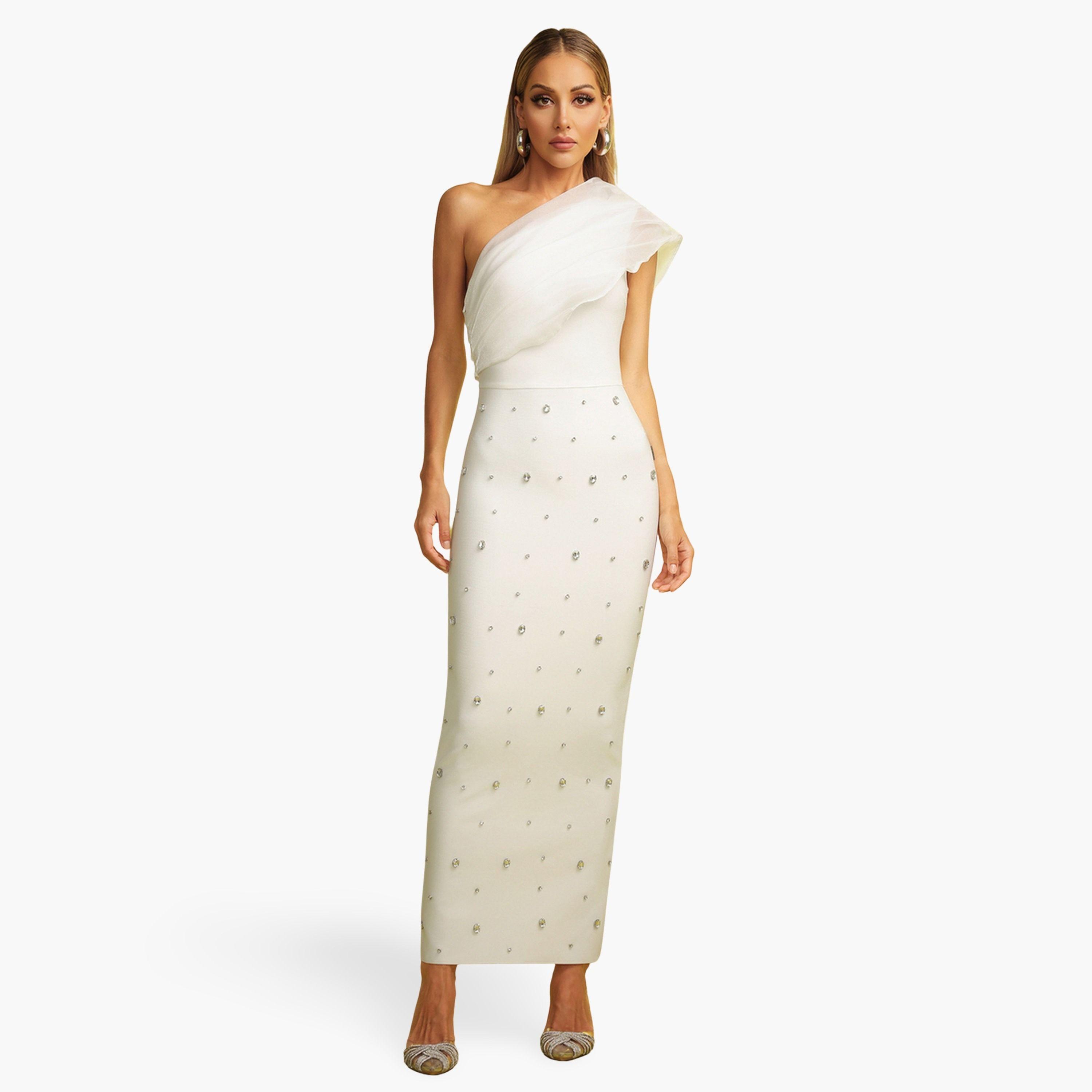 فستان طويل بكتف واحد ومزين بقصة ضيقة-women-clothing-dresses-image-1