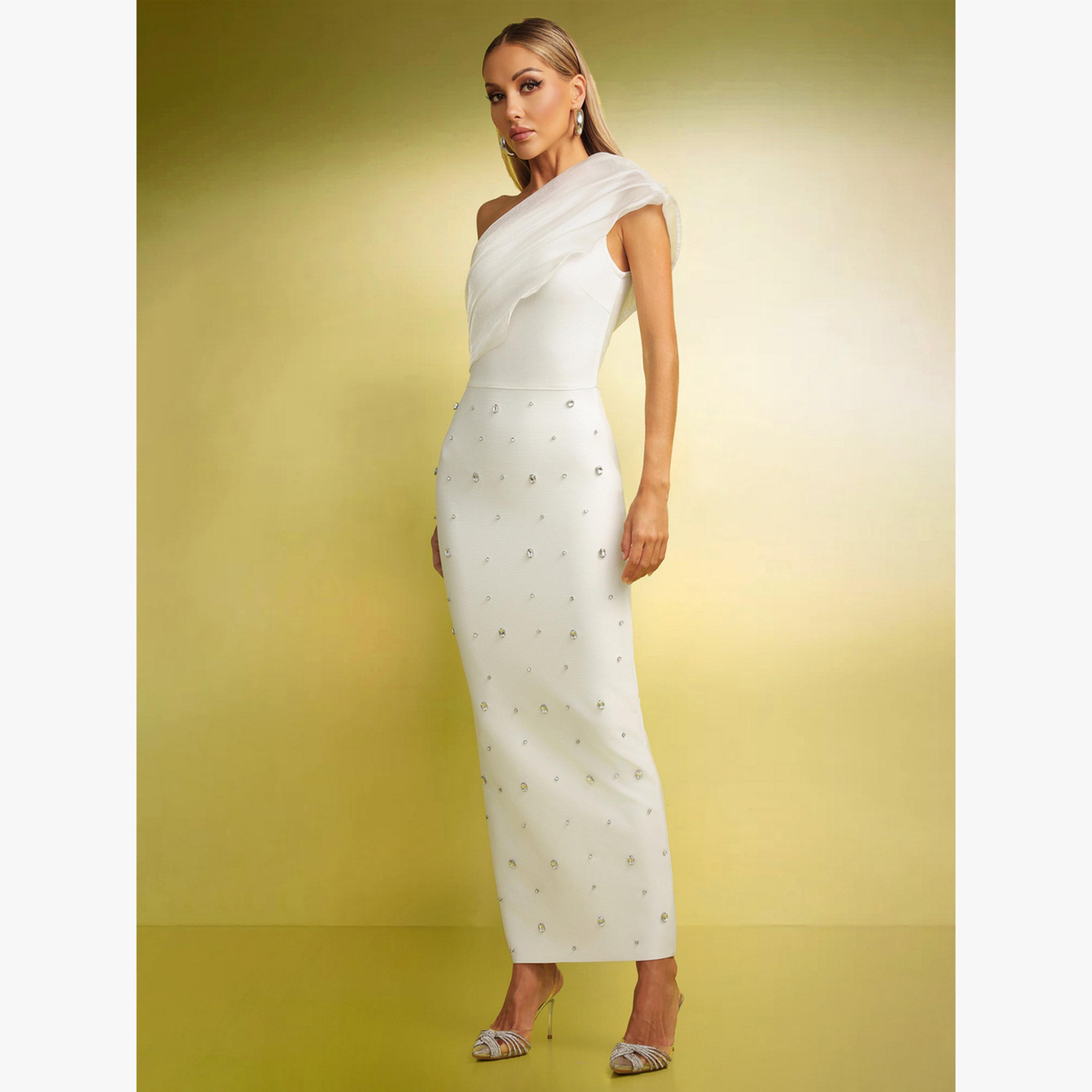 فستان طويل بكتف واحد ومزين بقصة ضيقة-women-clothing-dresses-image-2