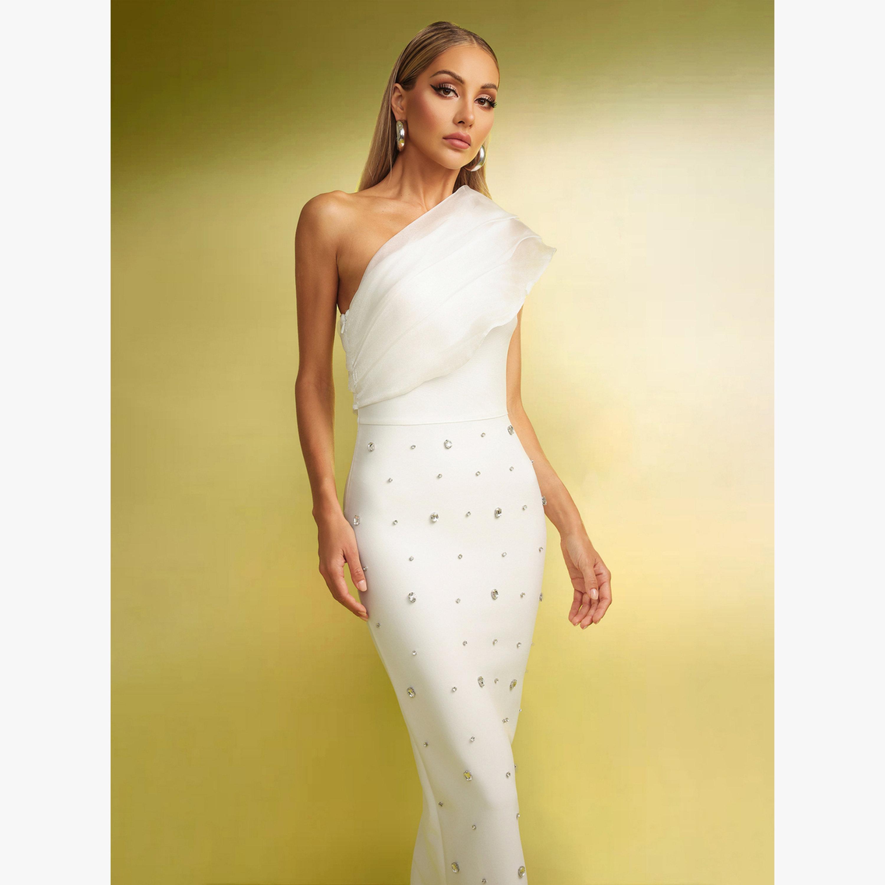 فستان طويل بكتف واحد ومزين بقصة ضيقة-women-clothing-dresses-image-3