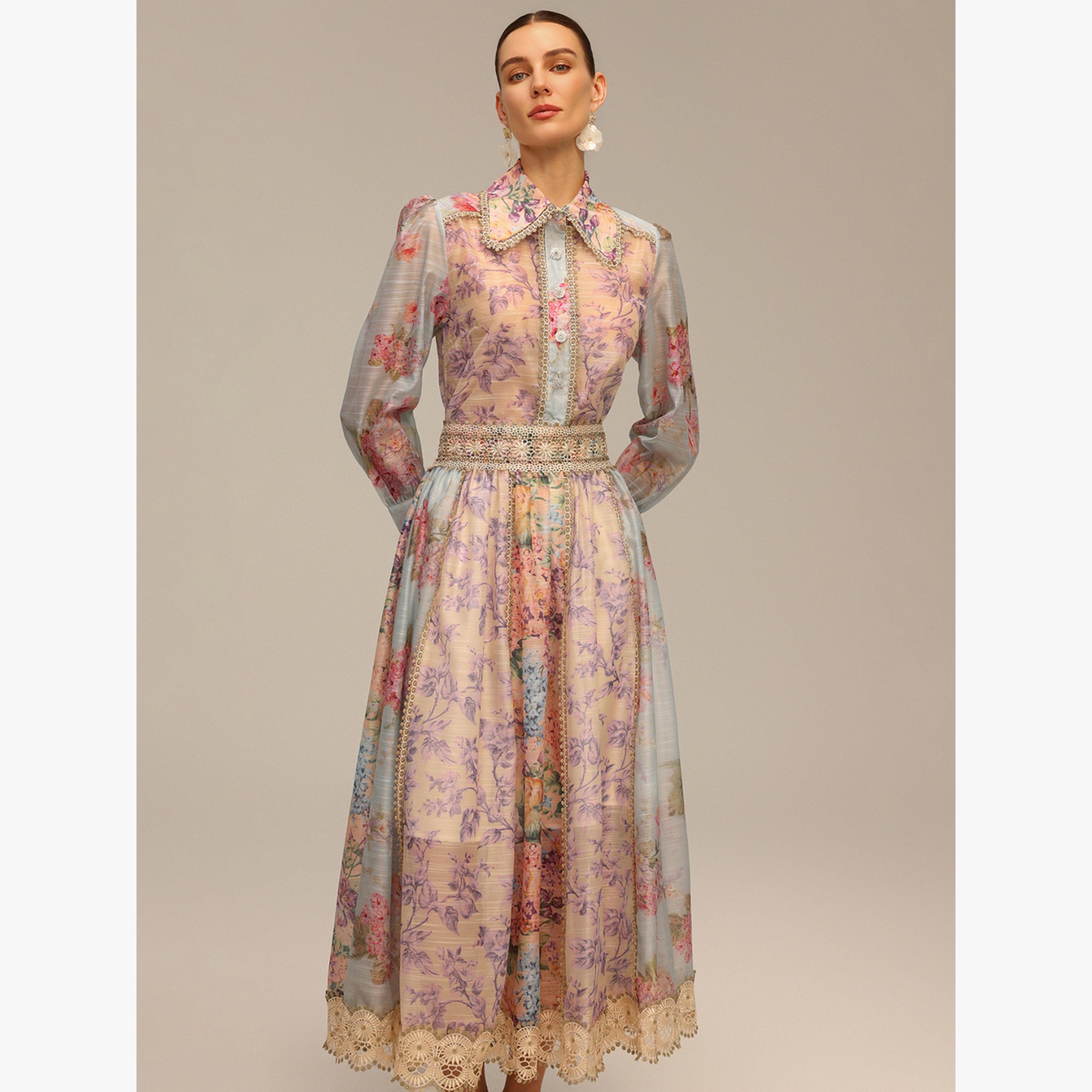 Bella Barnett X Styli Women Floral Print Top and Maxi Skirt Co-Ords-women-clothing-coordsets-image-3