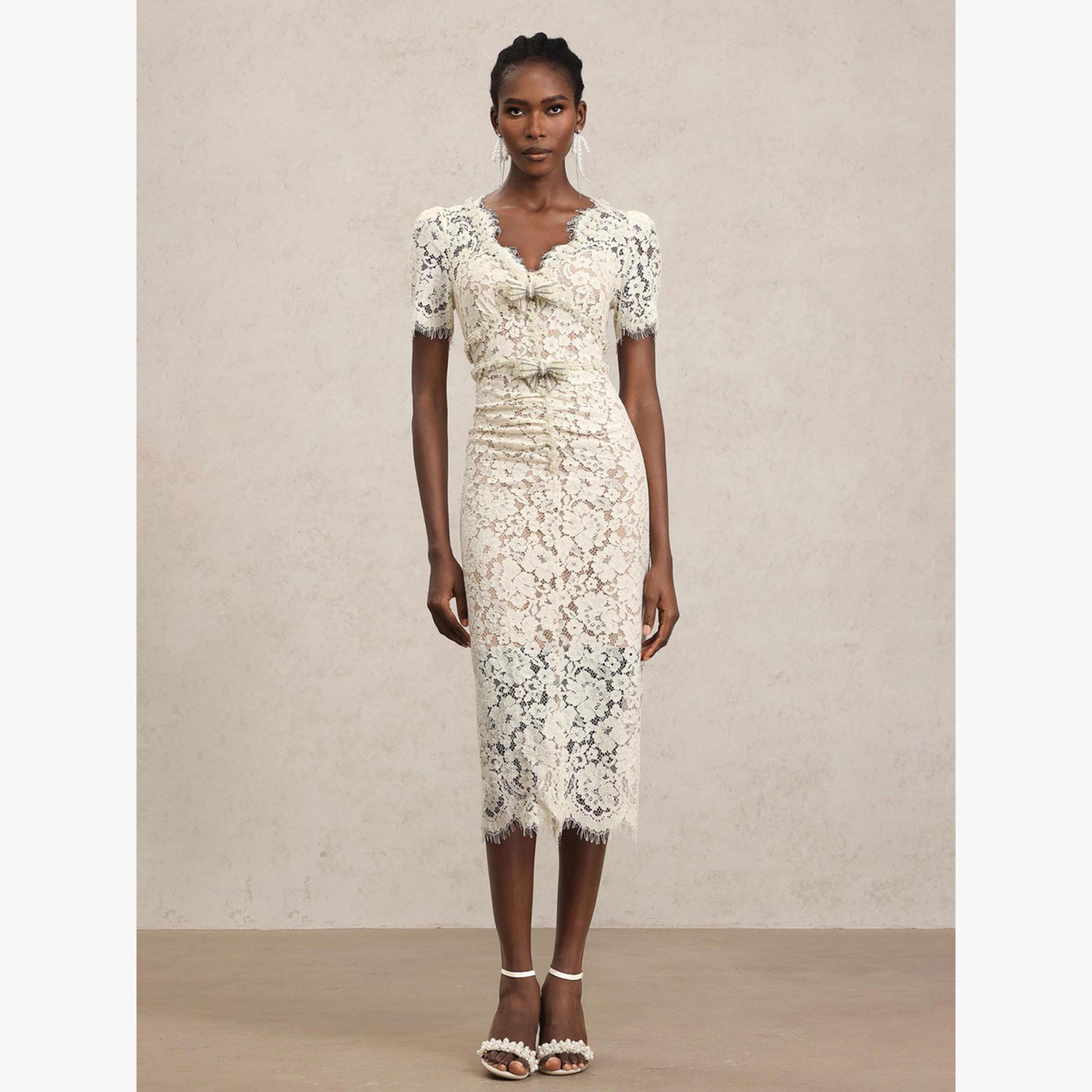 فستان ميدي بتفاصيل دانتيل-women-clothing-dresses-image-1