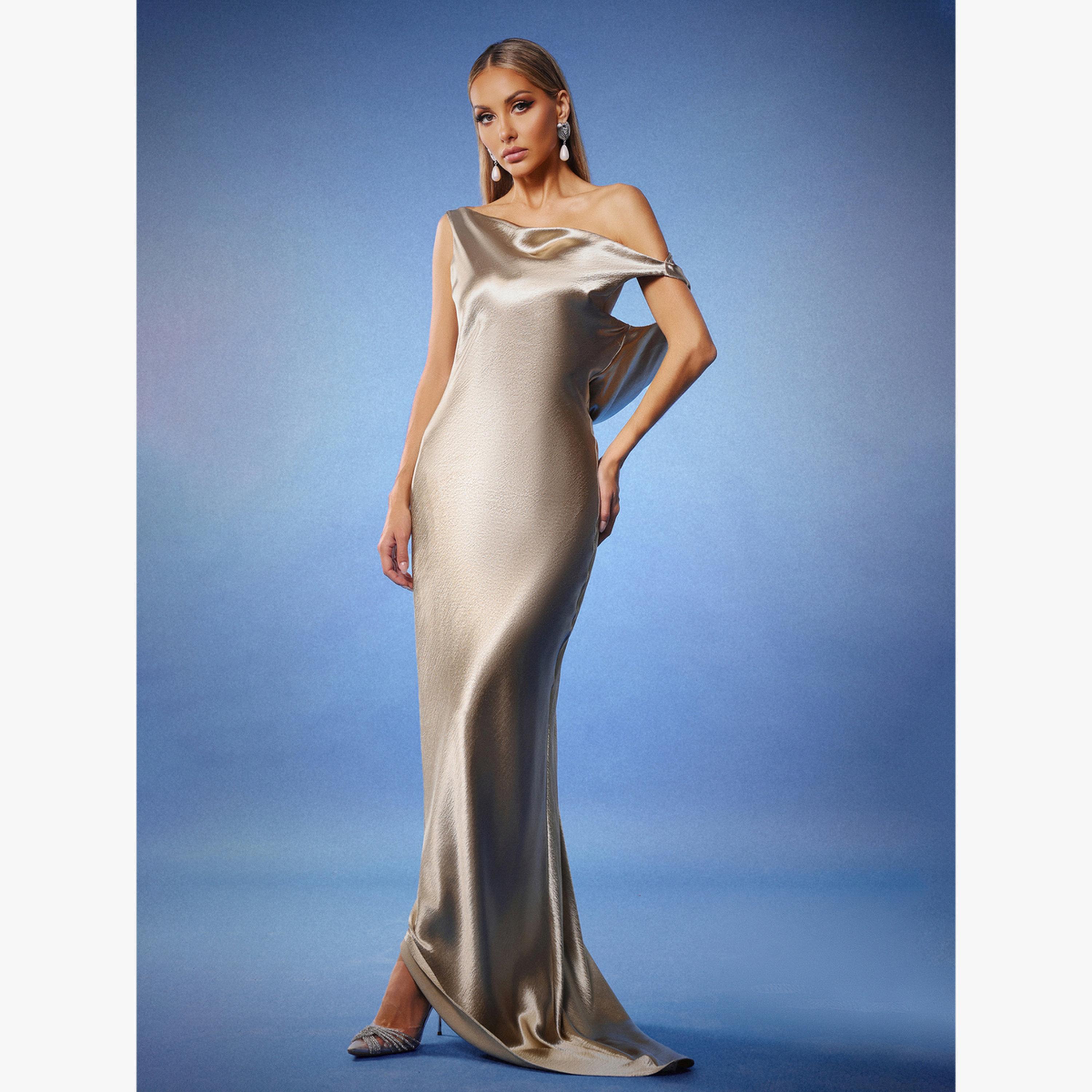Bella Barnett X Styli Women Satin Backless Asymmetric Maxi Dress-women-clothing-dresses-image-4
