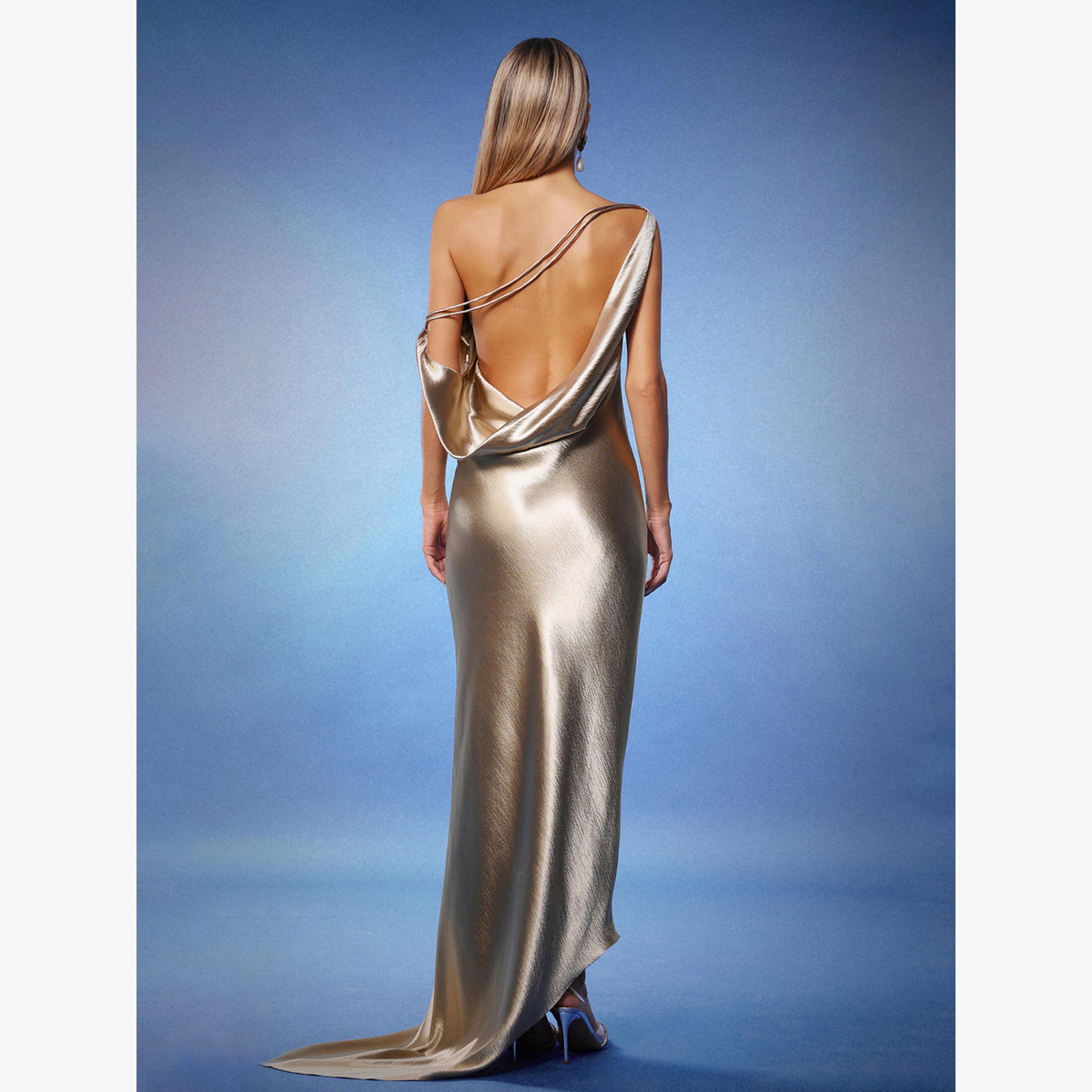Bella Barnett X Styli Women Satin Backless Asymmetric Maxi Dress-women-clothing-dresses-image-6