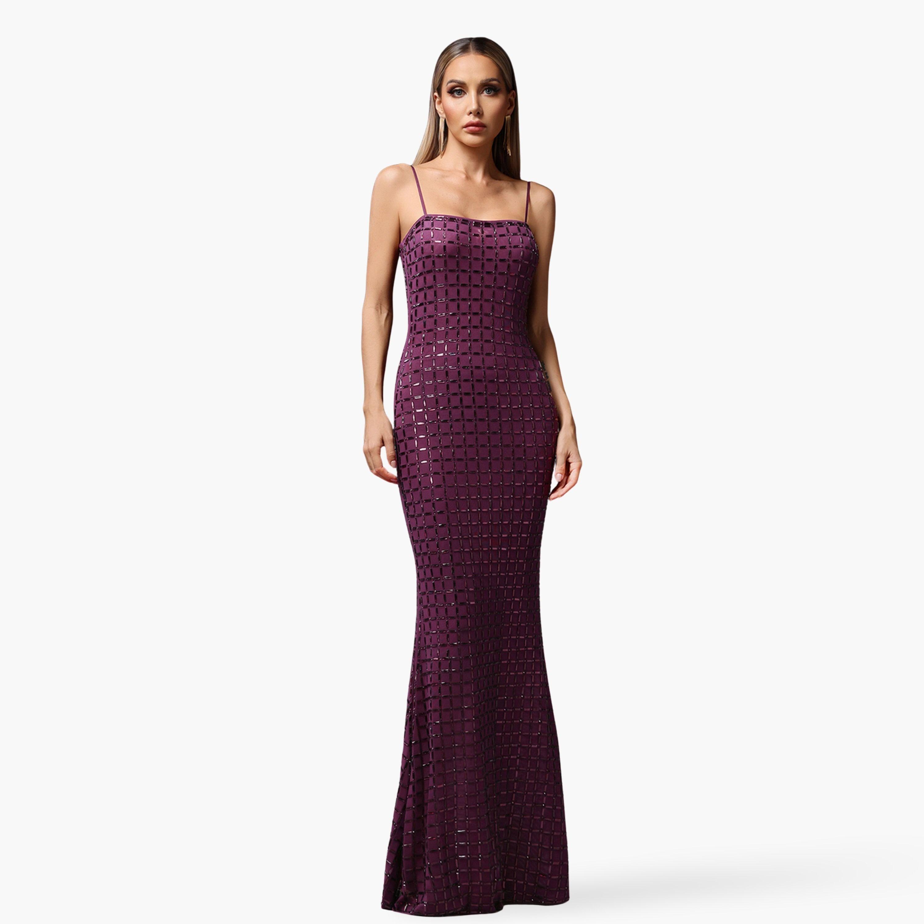 فستان سهرة طويل مزين-women-clothing-dresses-image-1