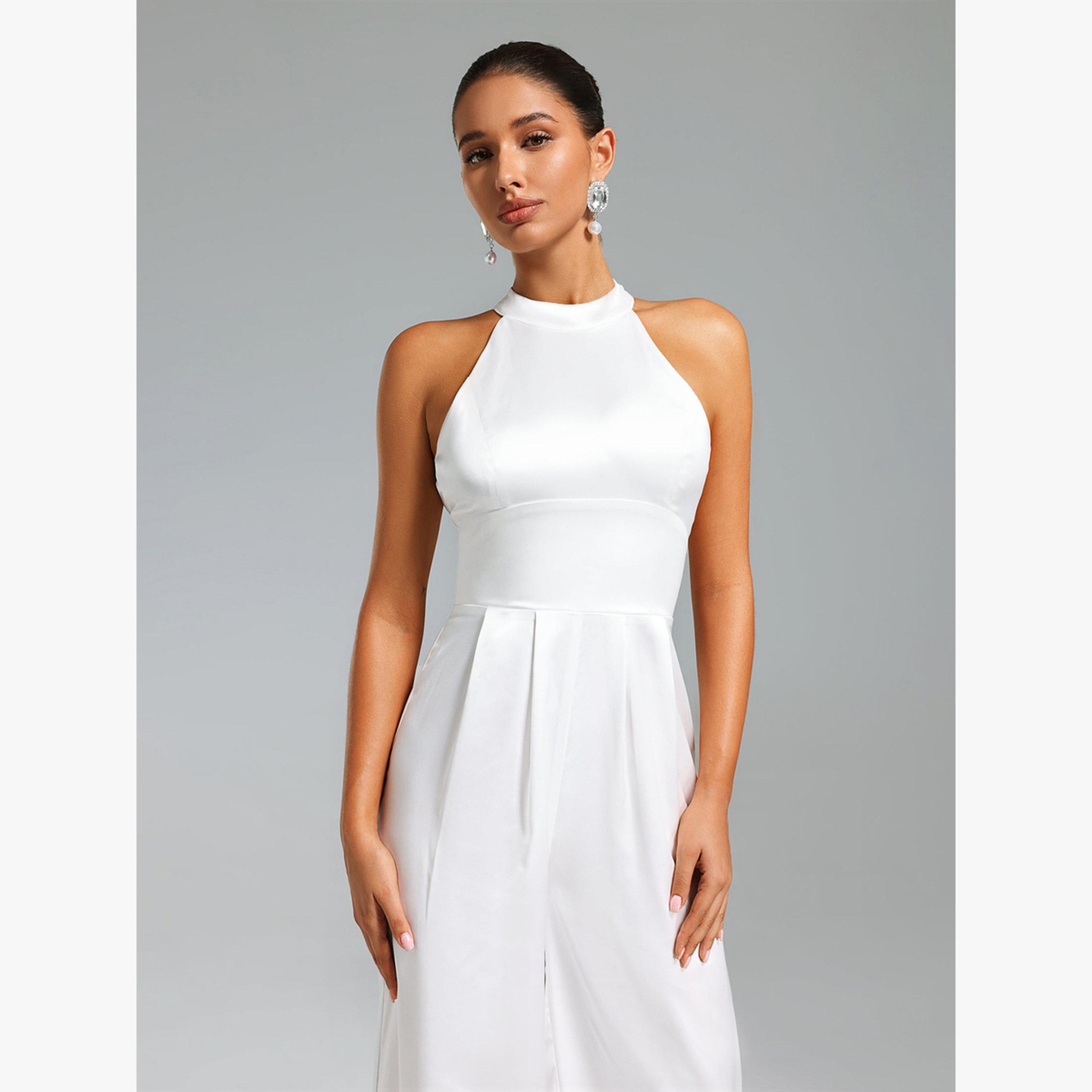 جامبسوت سادة بأرجل واسعة وبياقة رسن-women-clothing-jumpsuits-image-6
