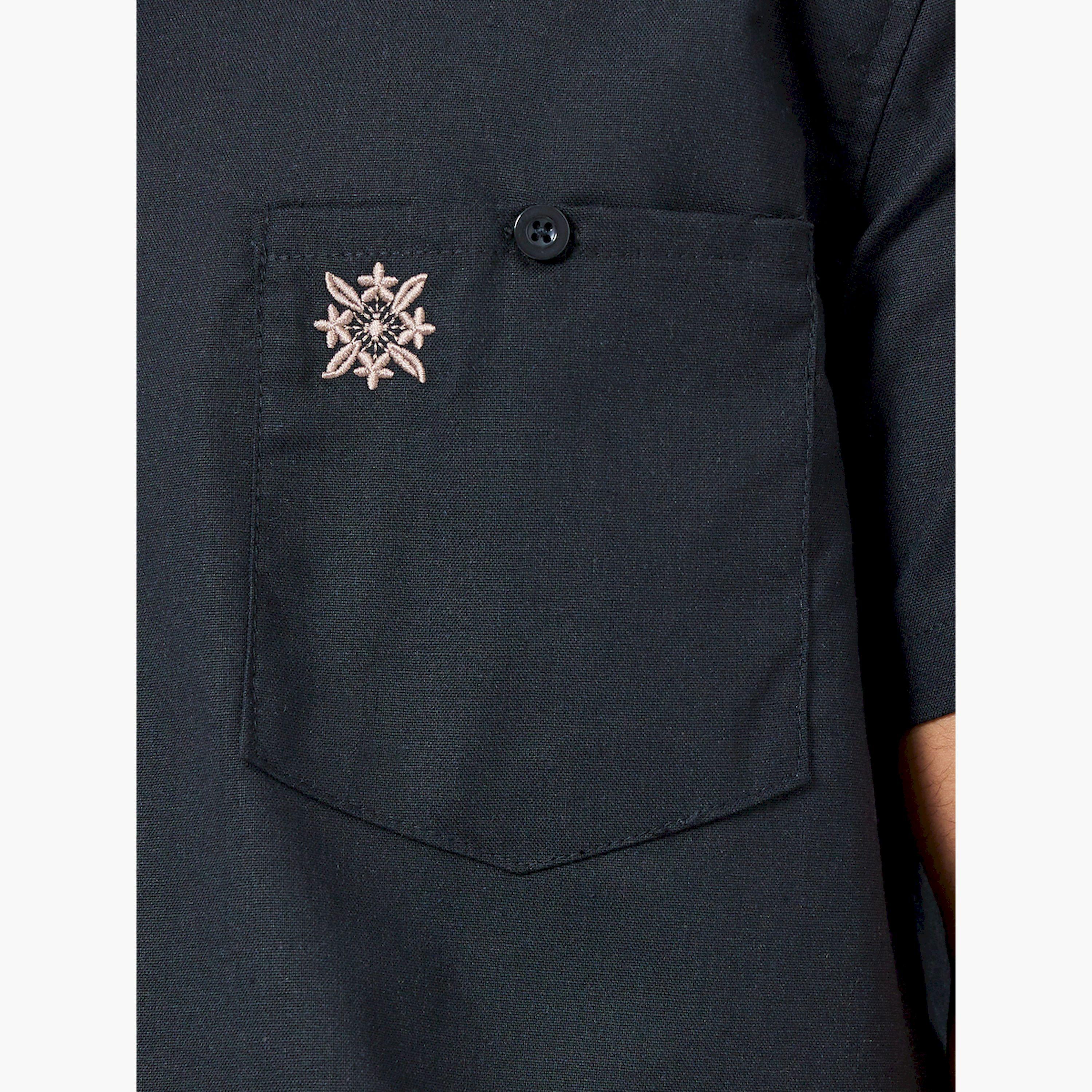 Styli Men Relaxed Fit Linen Blend Resort Collar Shirt-men-clothing-shirts-image-4