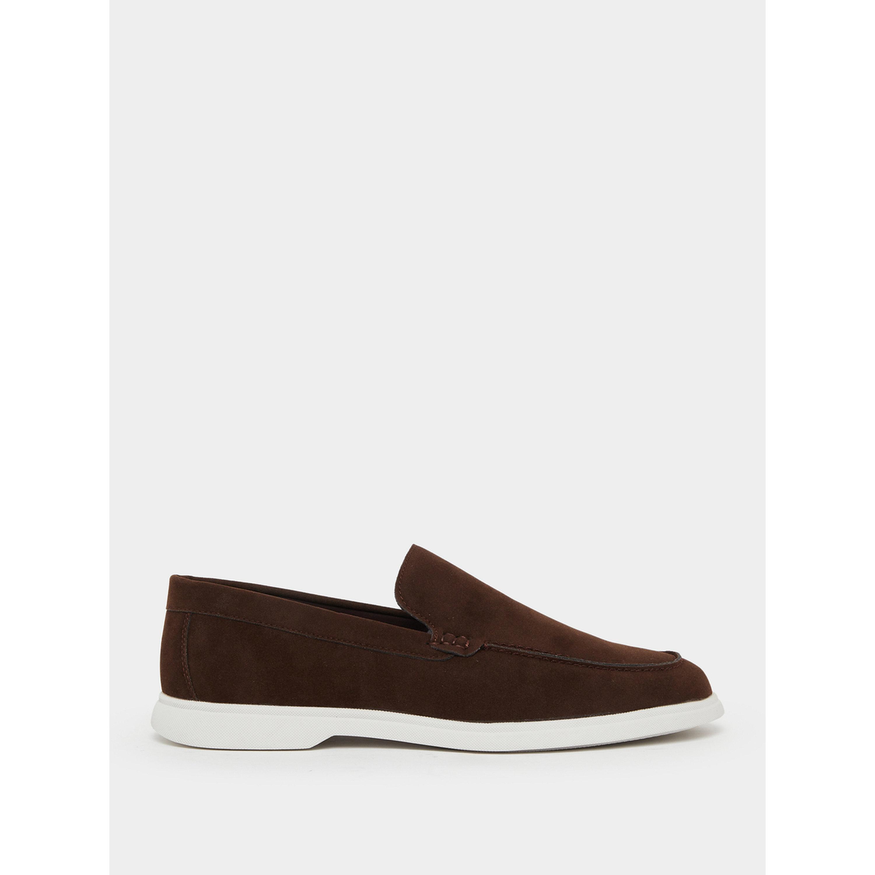 Styli Men Brown Faux Suede Casual Loafers-men-shoes-loafersandmoccasins-image-2