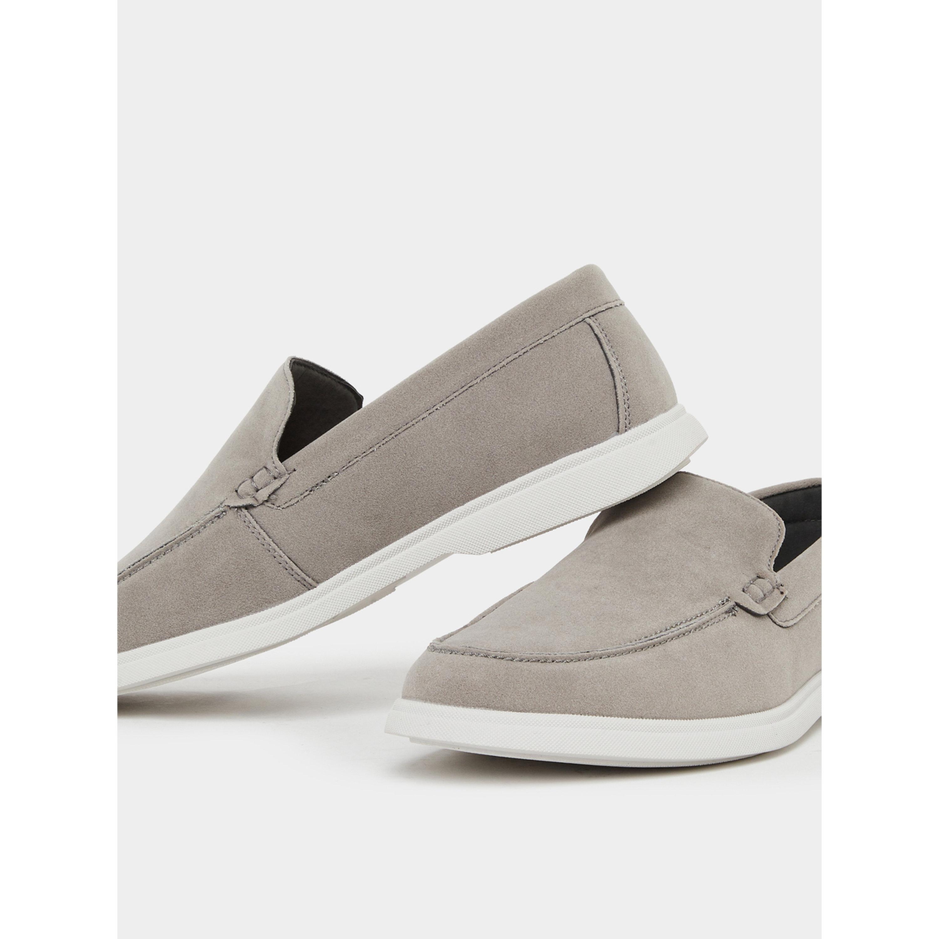 Styli Men Grey Faux Suede Casual Loafers-men-shoes-loafersandmoccasins-image-4