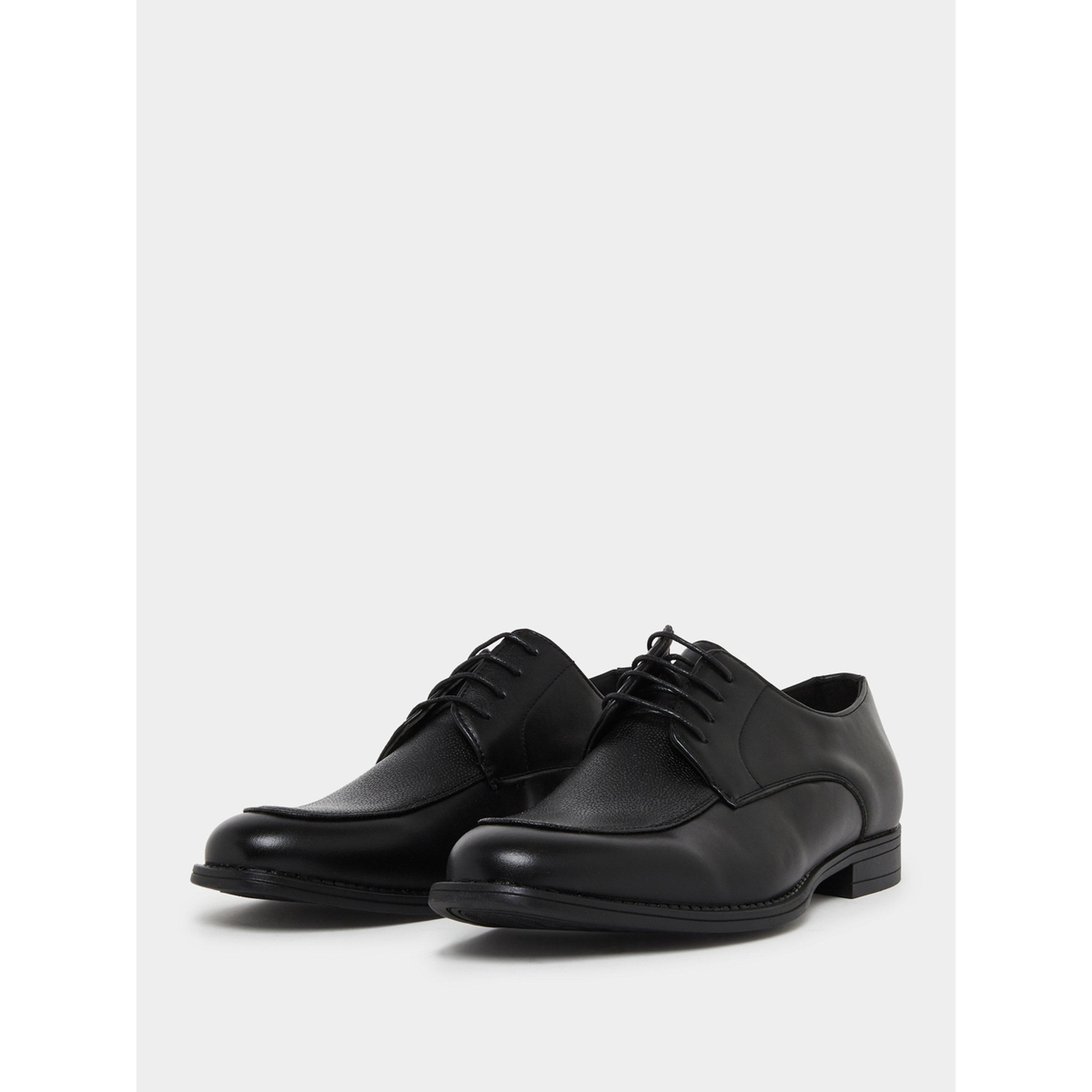 Styli Men Black Leather Formal Shoes-men-shoes-formalshoes-image-1