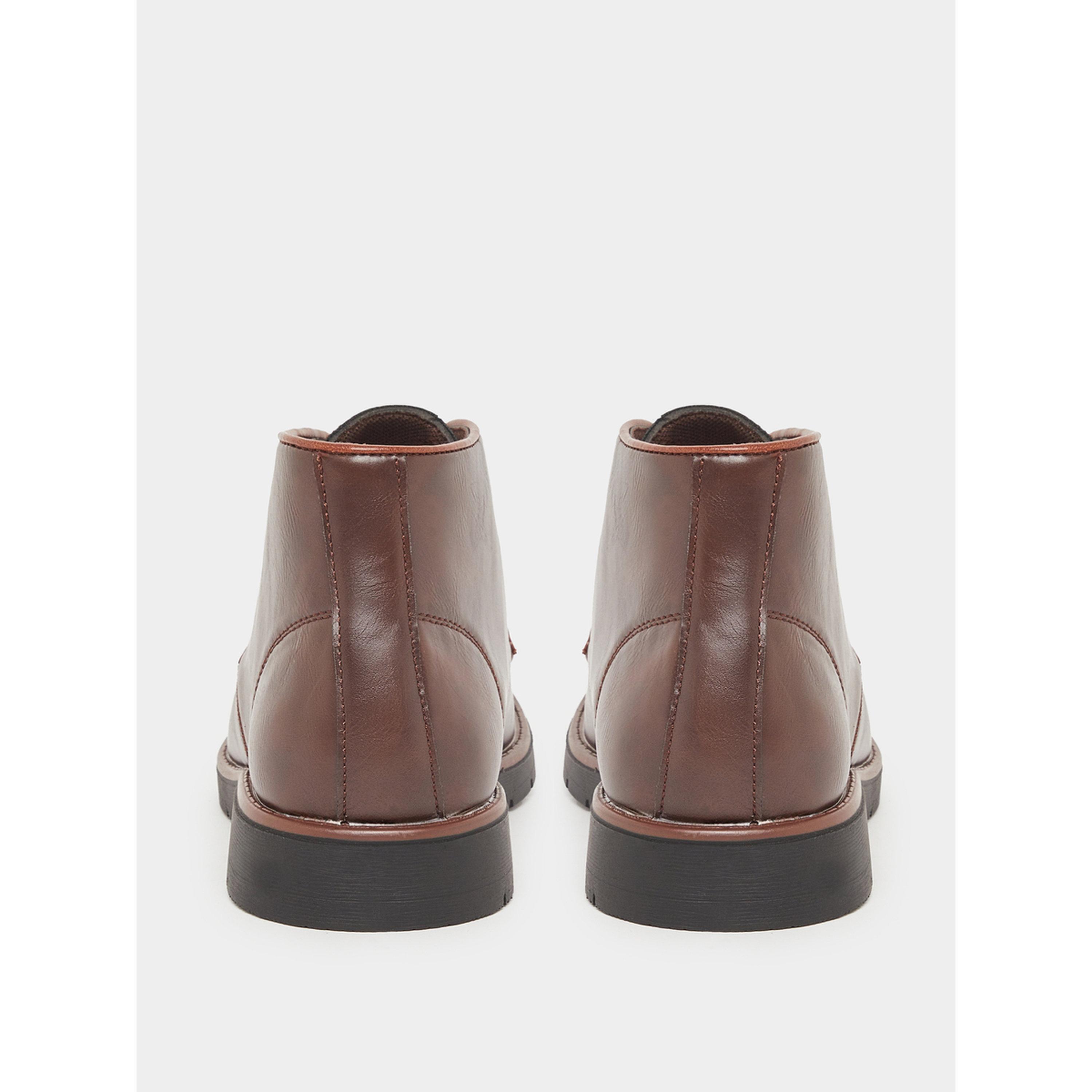 Styli Men Brown Leather Chukka Boots-men-shoes-boots-image-5