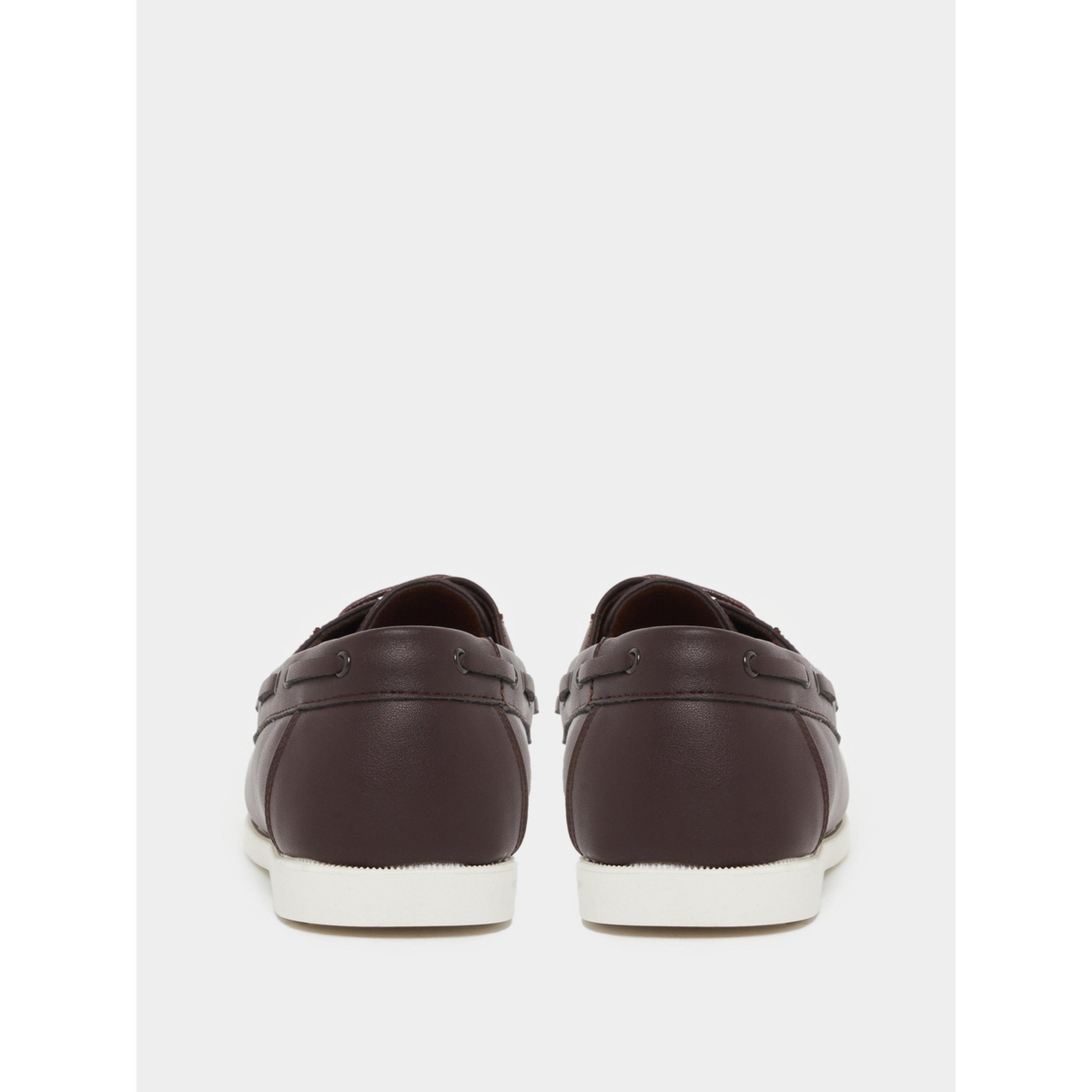 Styli Men Brown Leather Boat Shoes-men-shoes-loafersandmoccasins-image-5