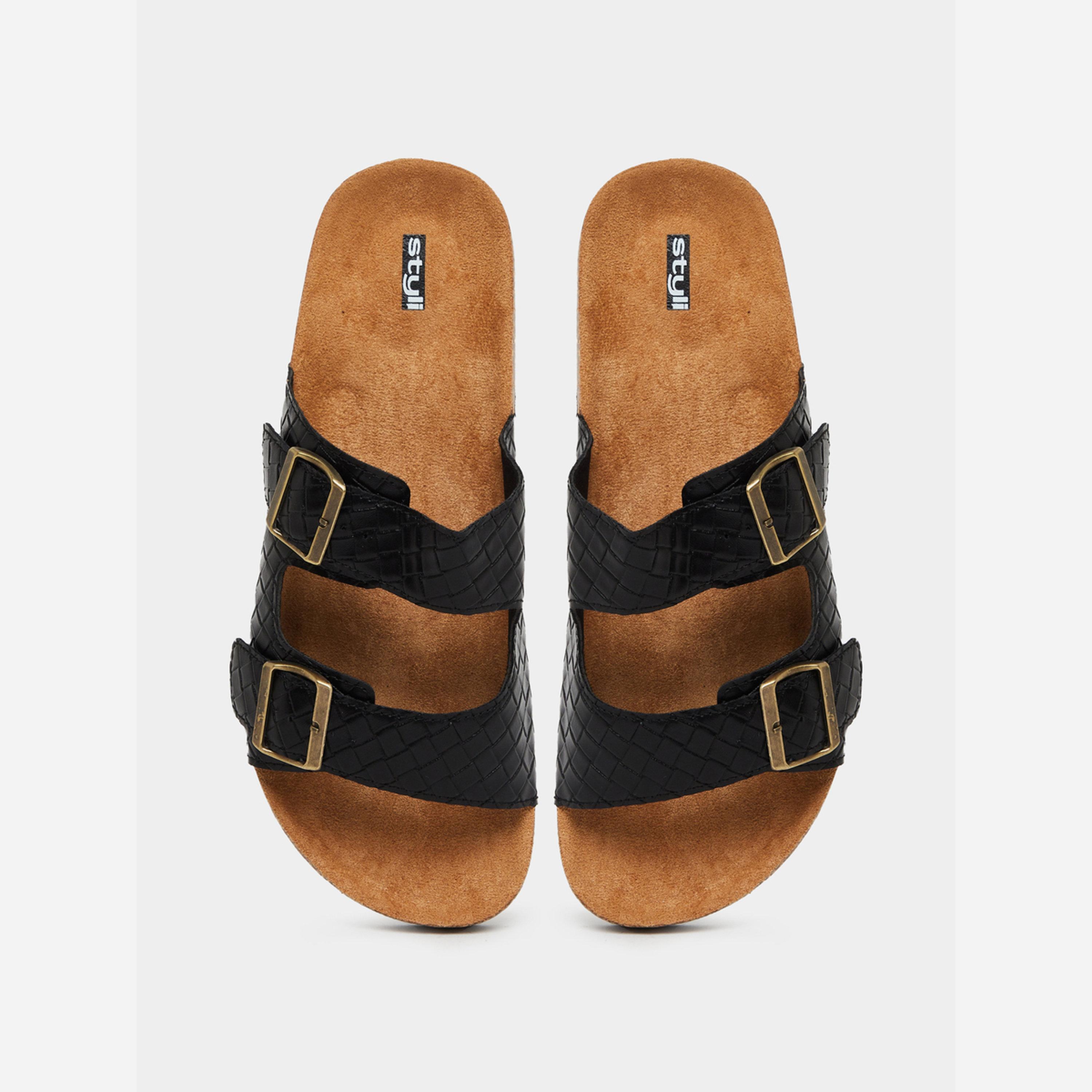 Styli Dual-strap buckle-up sandals-men-shoes-sandals-image-5