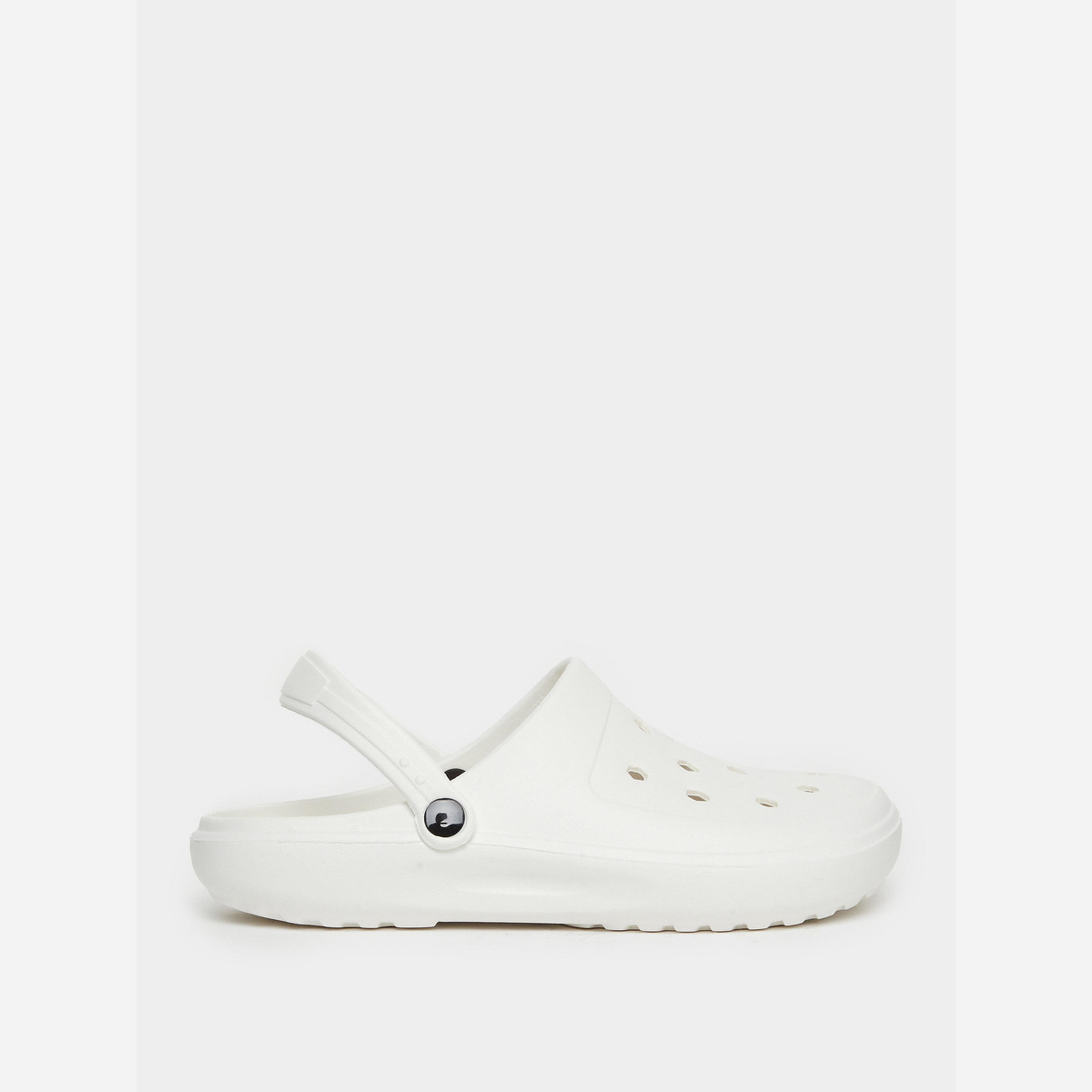 Styli Men White Slip-On Comfort Clogs-men-shoes-flipflopsandslides-image-2