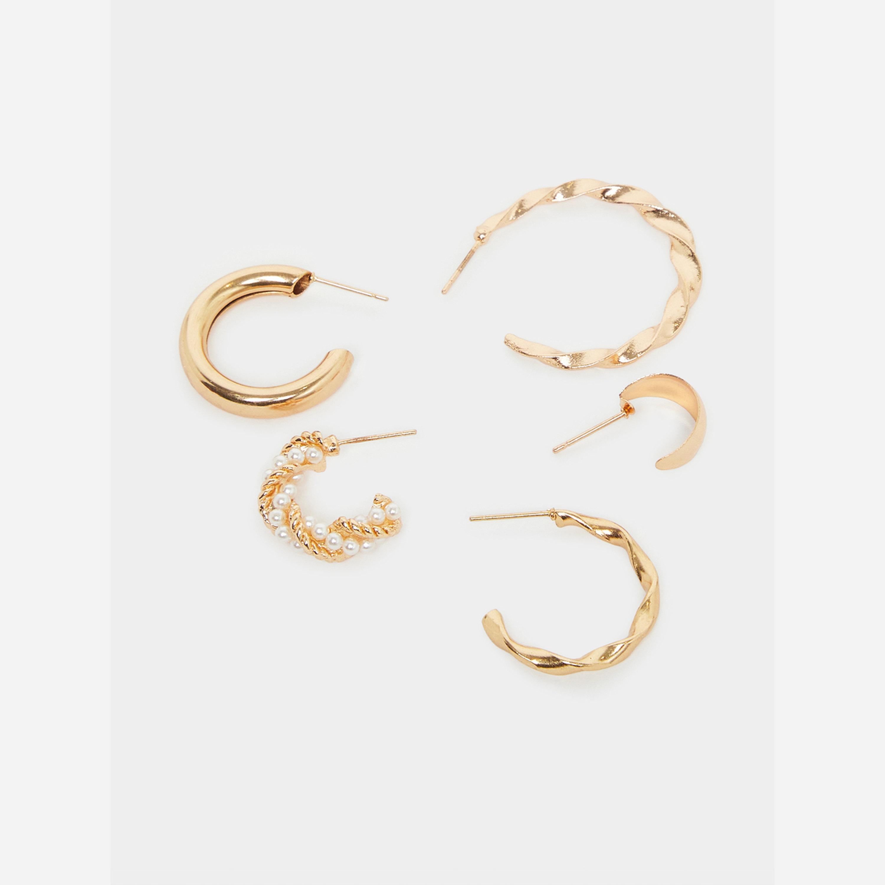 Styli hoop earing set-women-watchesandjewellery-jewellery-earrings-image-2