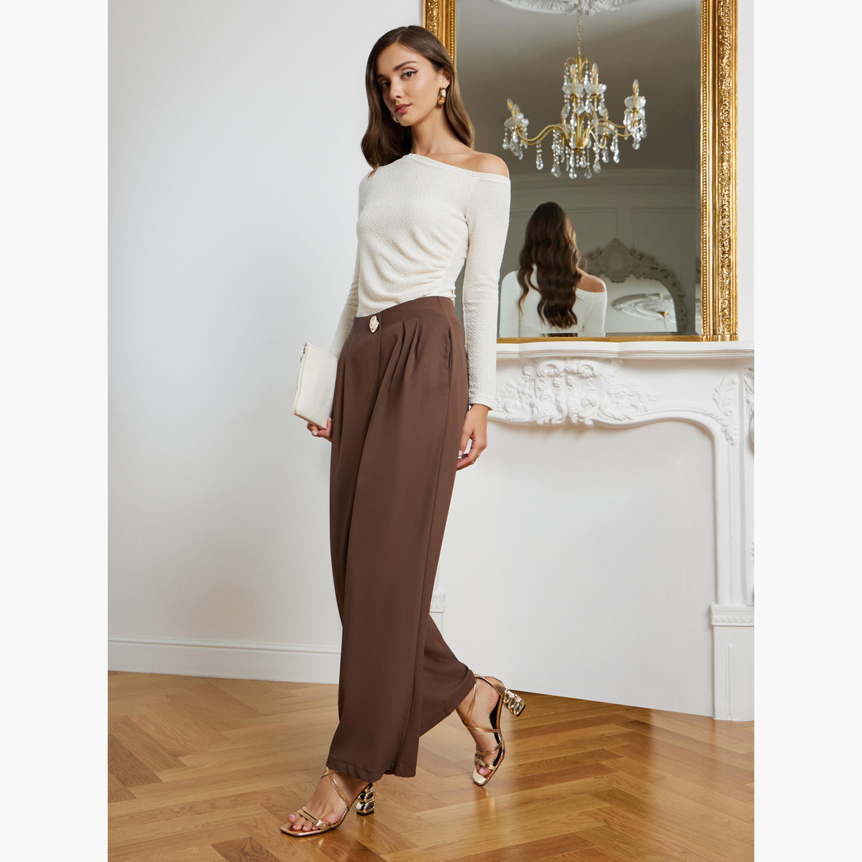 Styli Women Off White One Shoulder Top-women-clothing-shirtsandblouses-blouses-image-2