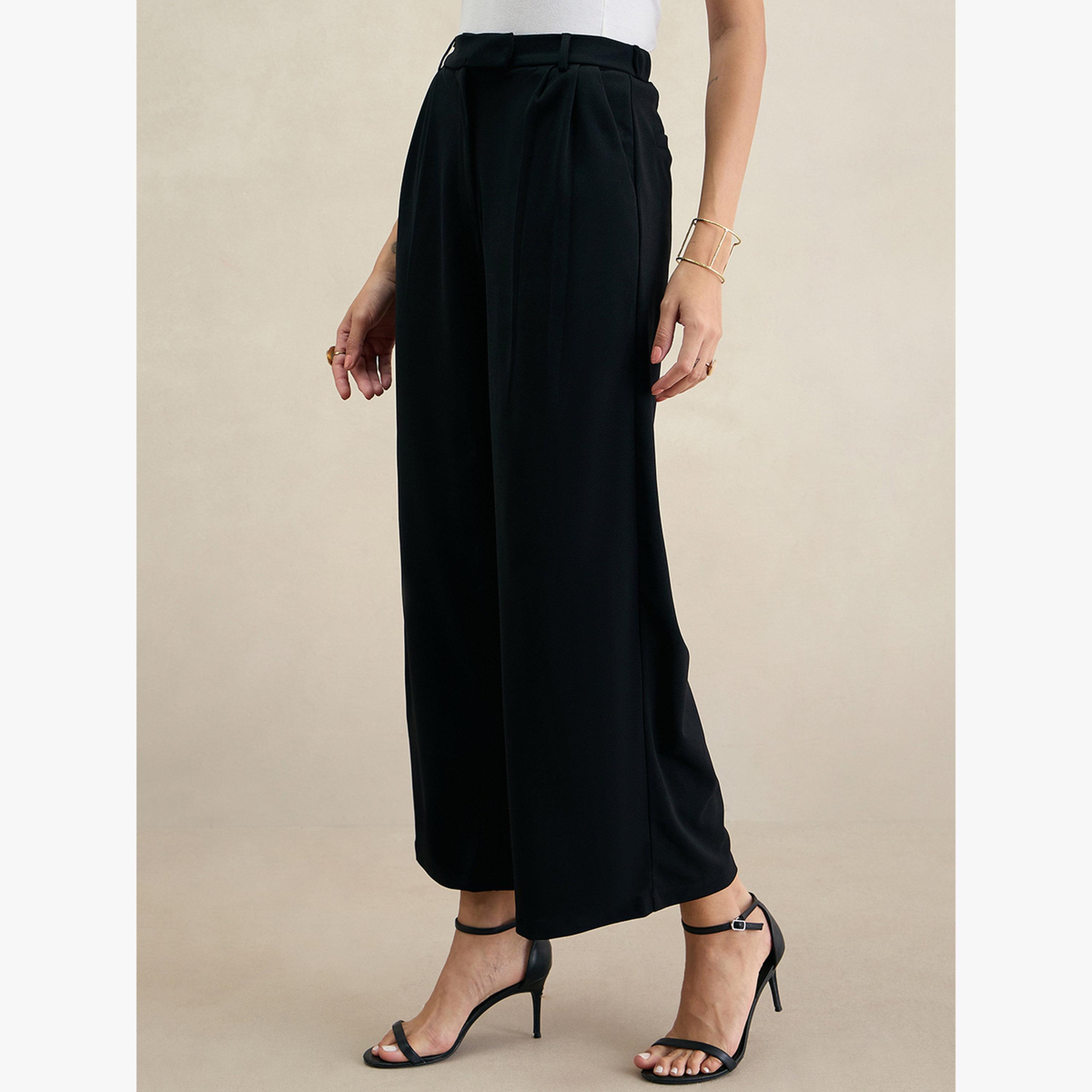 بنطال سادة بأرجل واسعة-women-clothing-bottoms-trousers-image-3