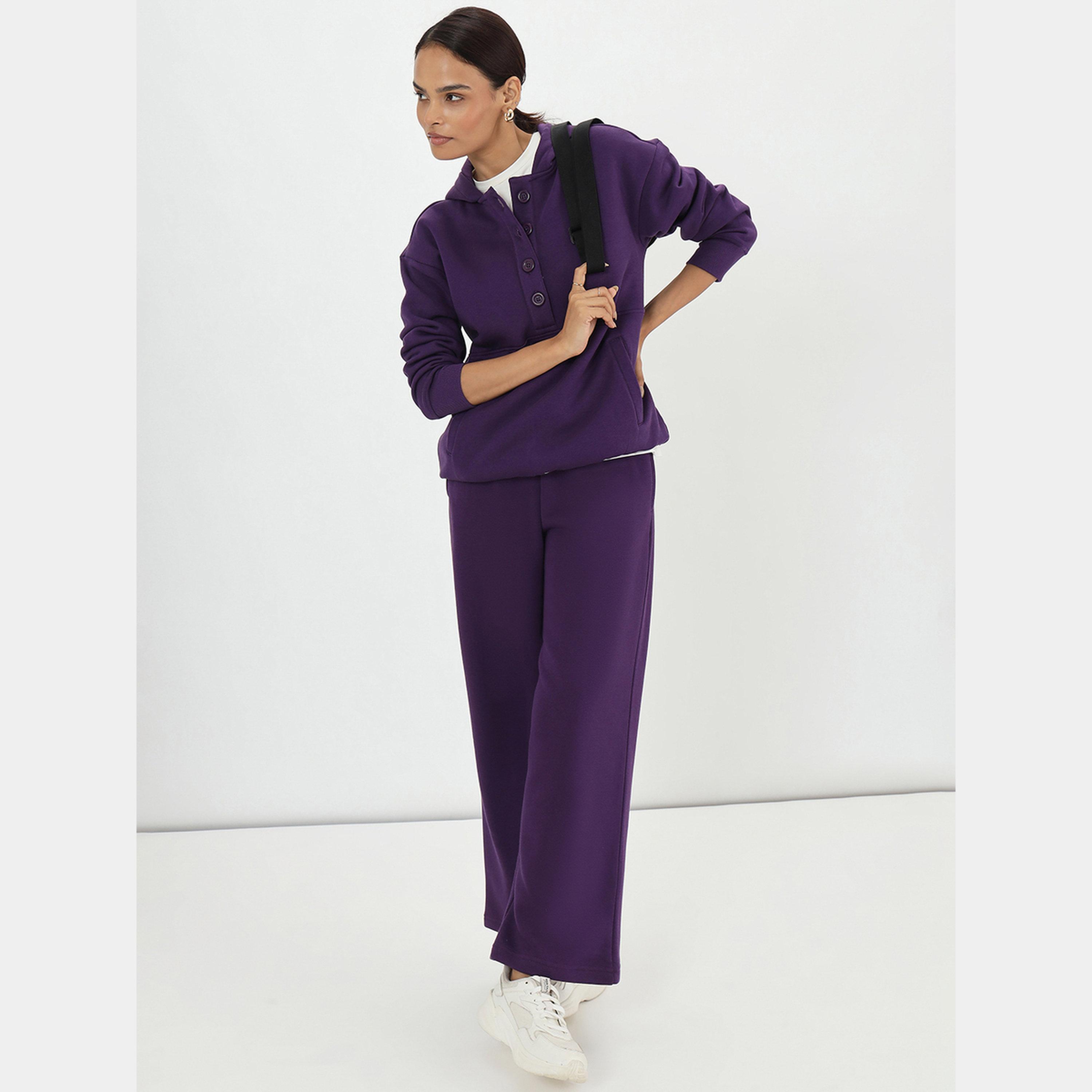 فيميلا - بنطال رياضي صوف بقصة مستقيمة باللون الأرجواني-women-clothing-bottoms-joggers-image-2