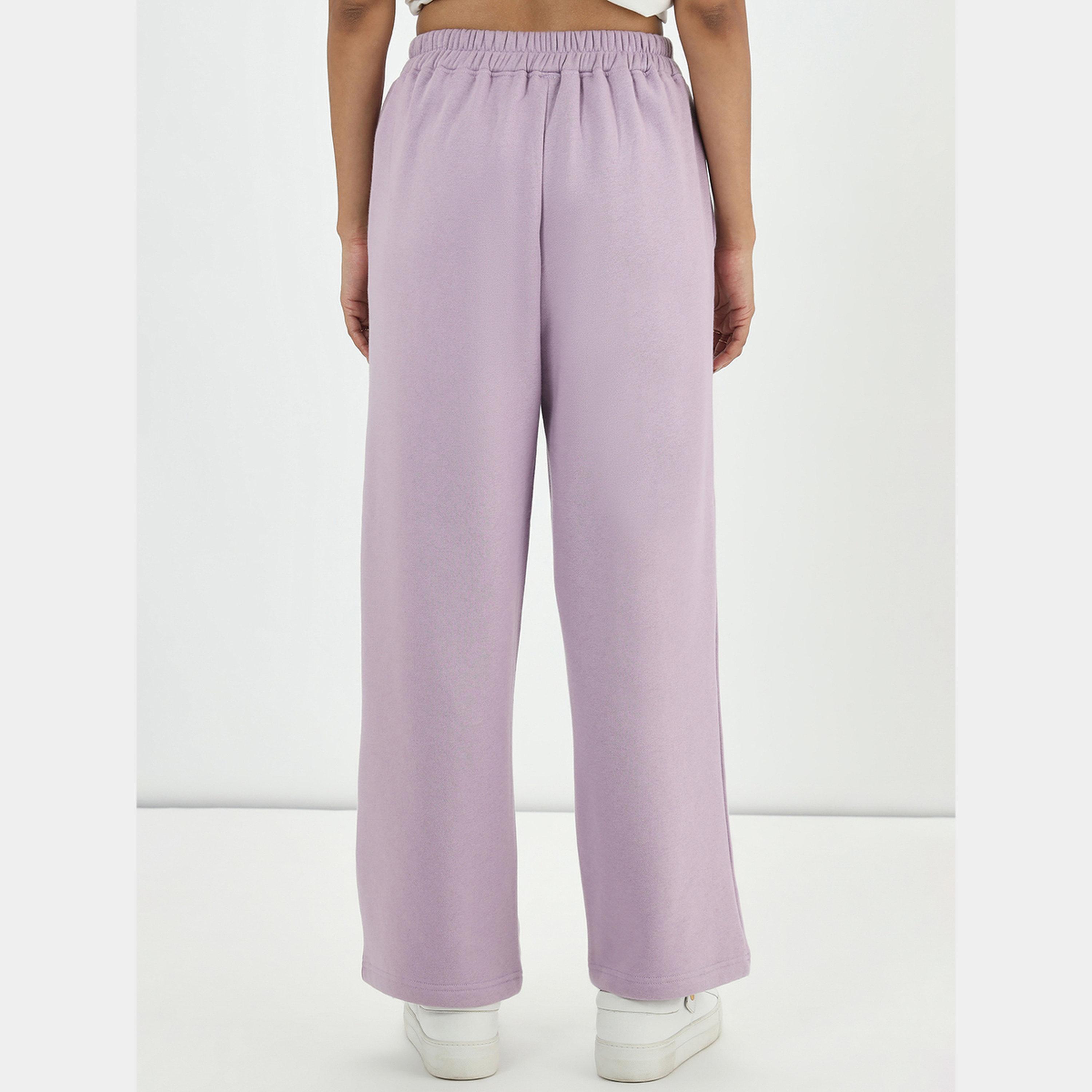 فيميلا - بنطال رياضي صوف بقصّة مستقيمة لون أرجواني-women-clothing-bottoms-joggers-image-3