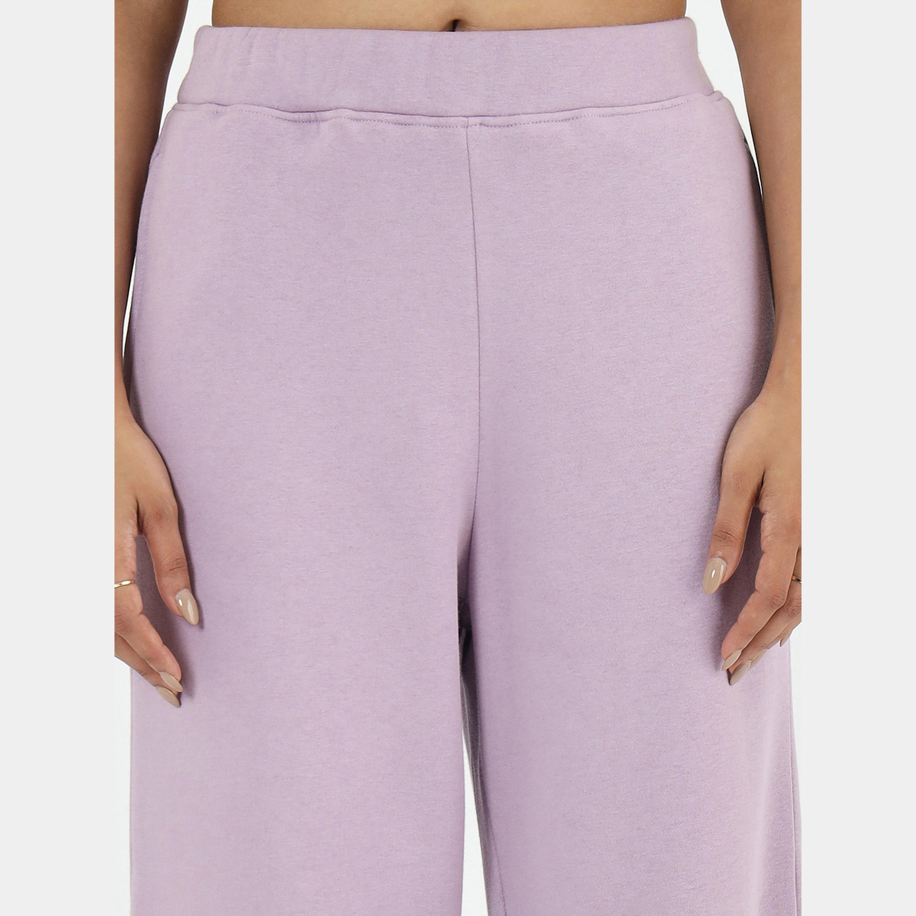 فيميلا - بنطال رياضي صوف بقصّة مستقيمة لون أرجواني-women-clothing-bottoms-joggers-image-4