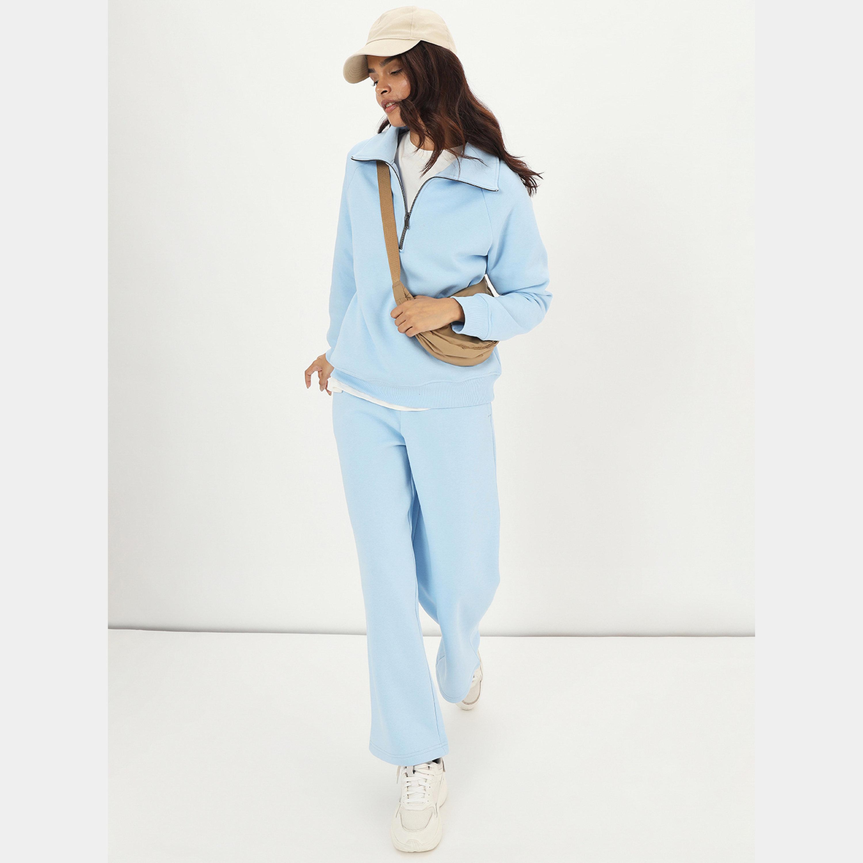 فيميلا - بنطال رياضي صوف بقصة مستقيمة باللون الأزرق الفاتح-women-clothing-bottoms-joggers-image-2